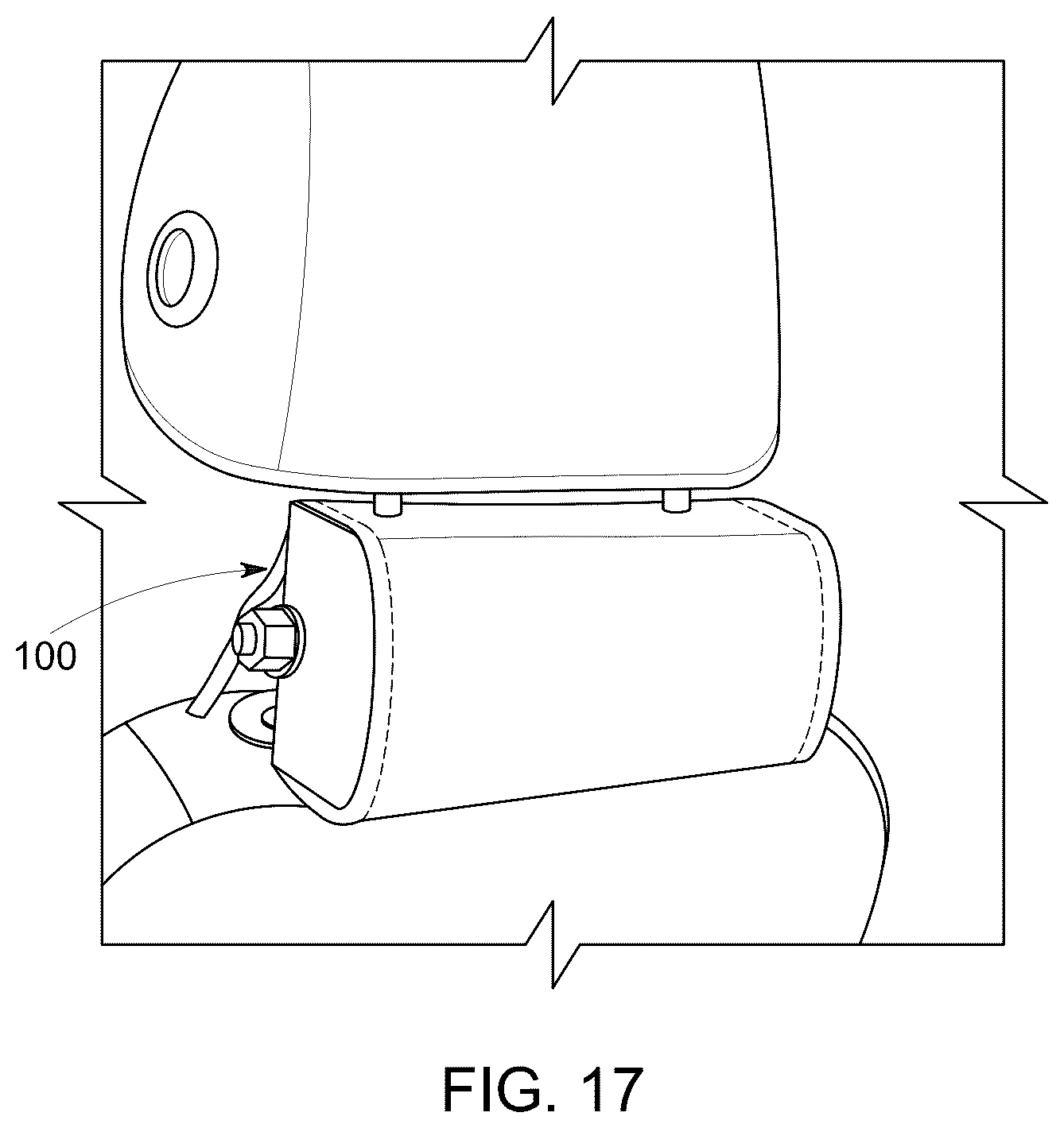 Patent US12339571 Figure 17 – Headrest projector mount and content delivery system