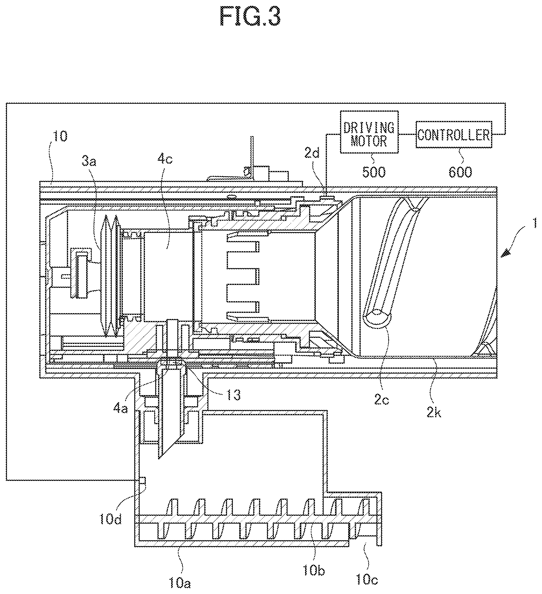 Patent US12339601 Figure 3 – Developer supplying container