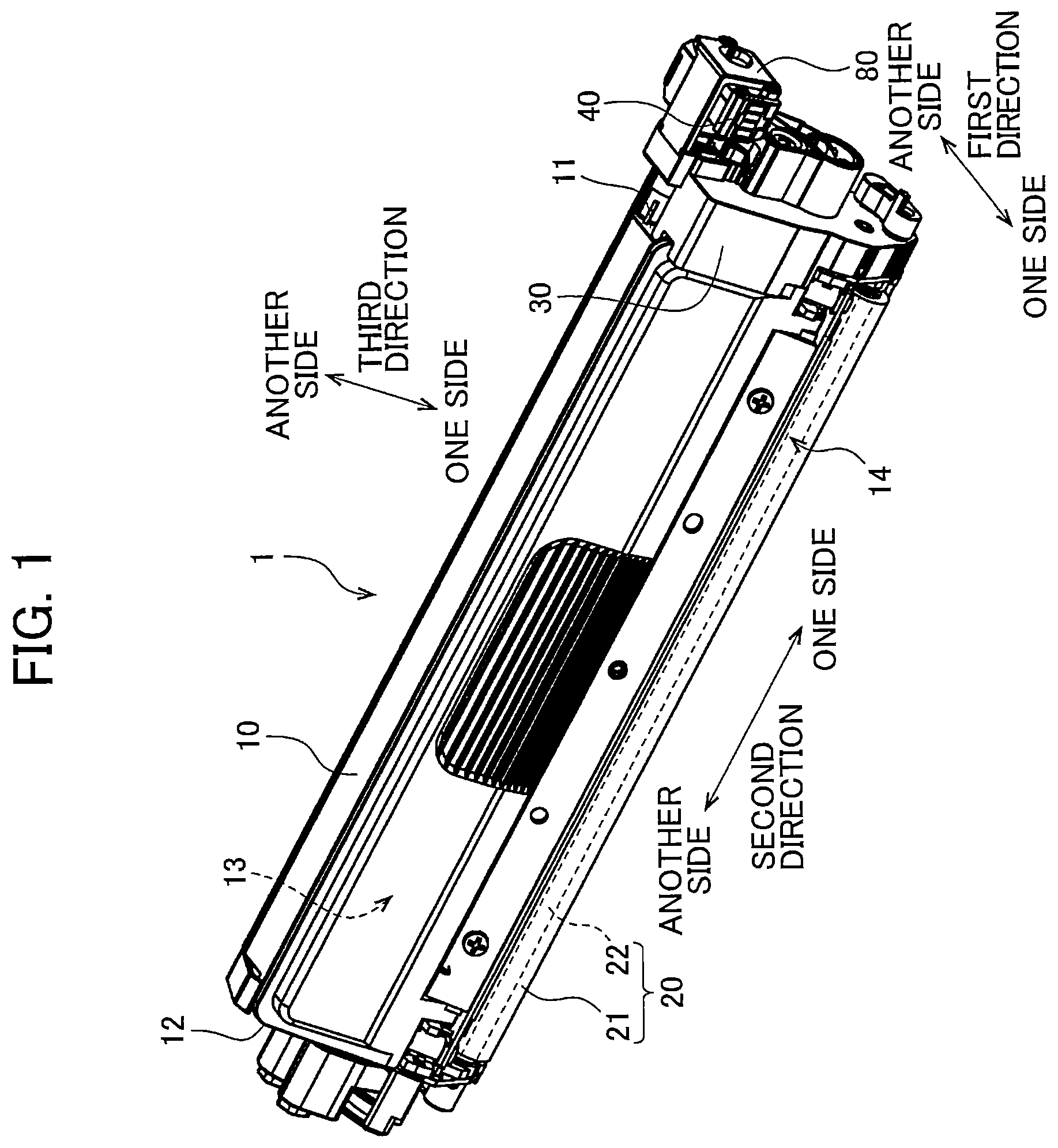 Patent US12339614 Figure 1 – Method for removing and attaching first holder member relative to second holder member supported by housing in cartridge