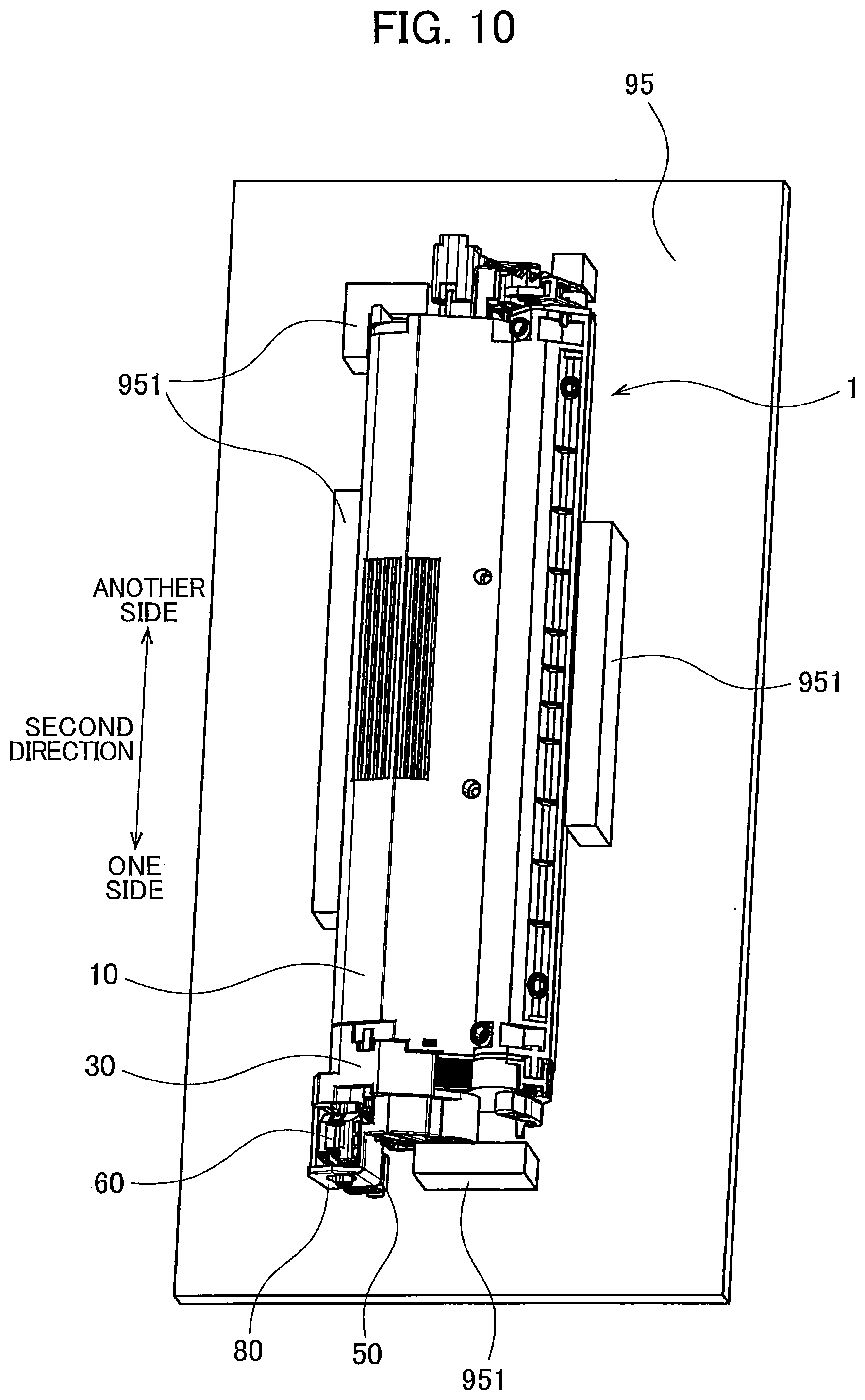 Patent US12339614 Figure 10 – Method for removing and attaching first holder member relative to second holder member supported by housing in cartridge