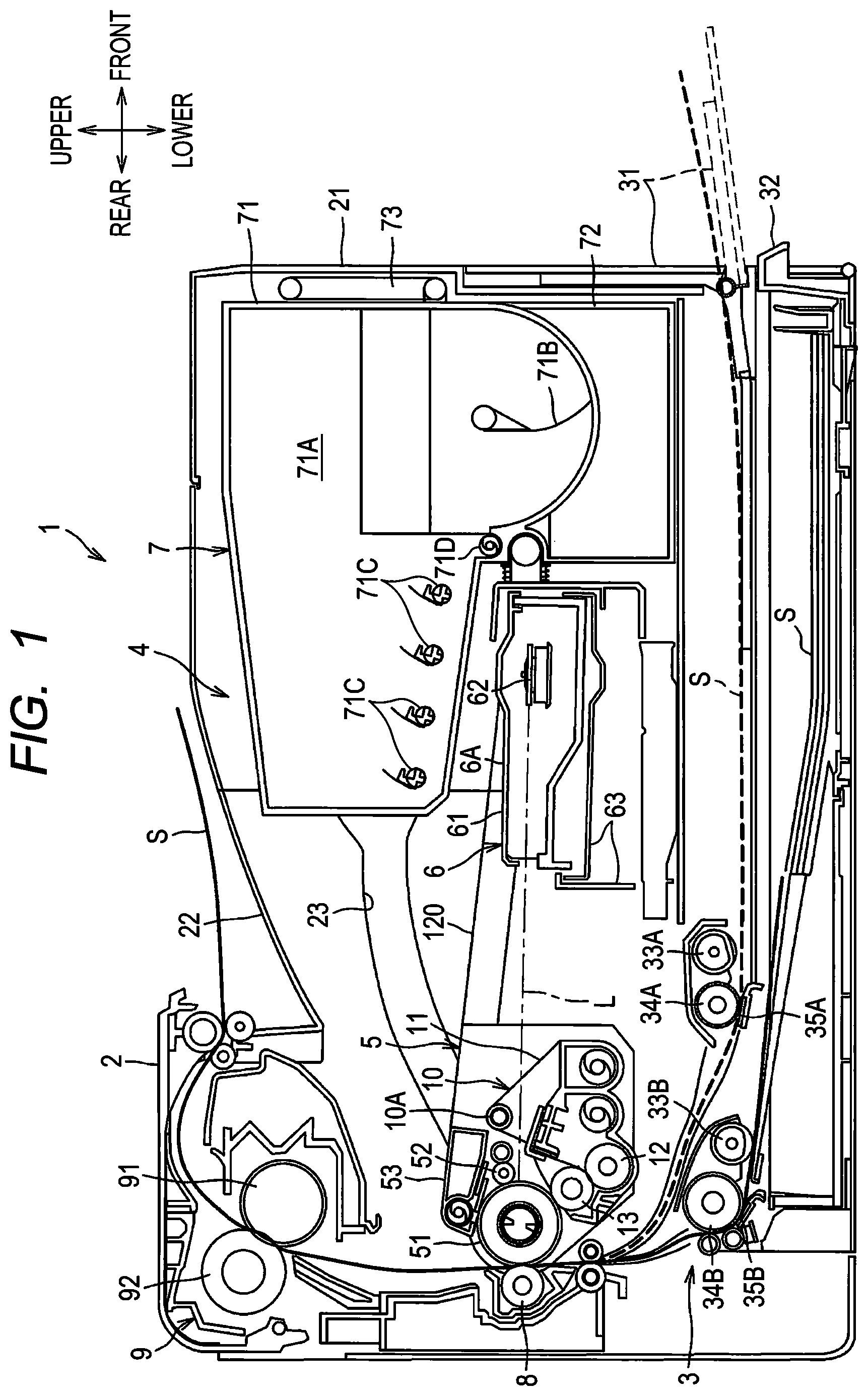 Patent US12339615 Figure 1 – Image forming apparatus
