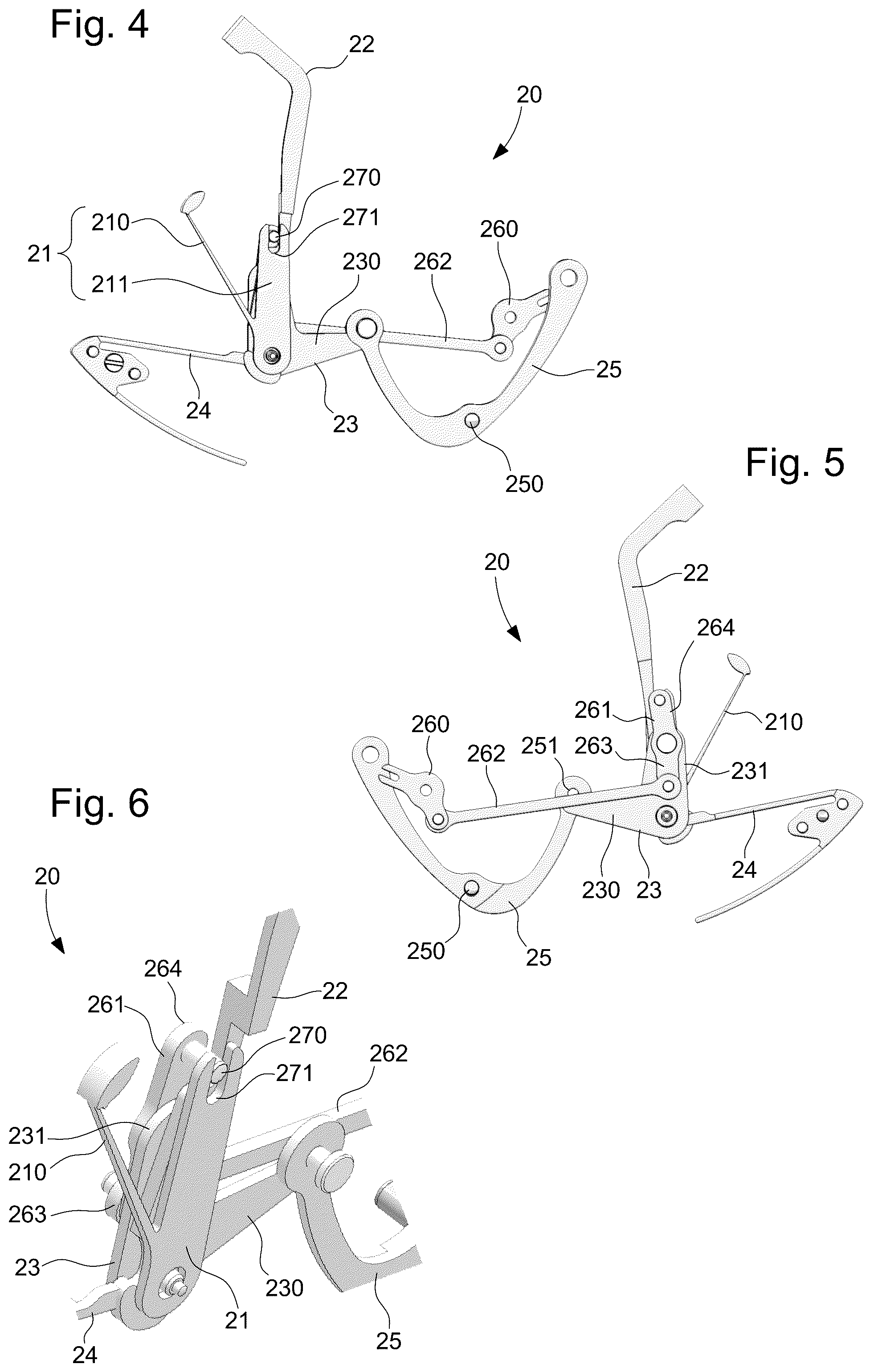 Patent US12339624 Figure 2 – Horological movement comprising a stop-seconds function that can be operated from two separate actuating members