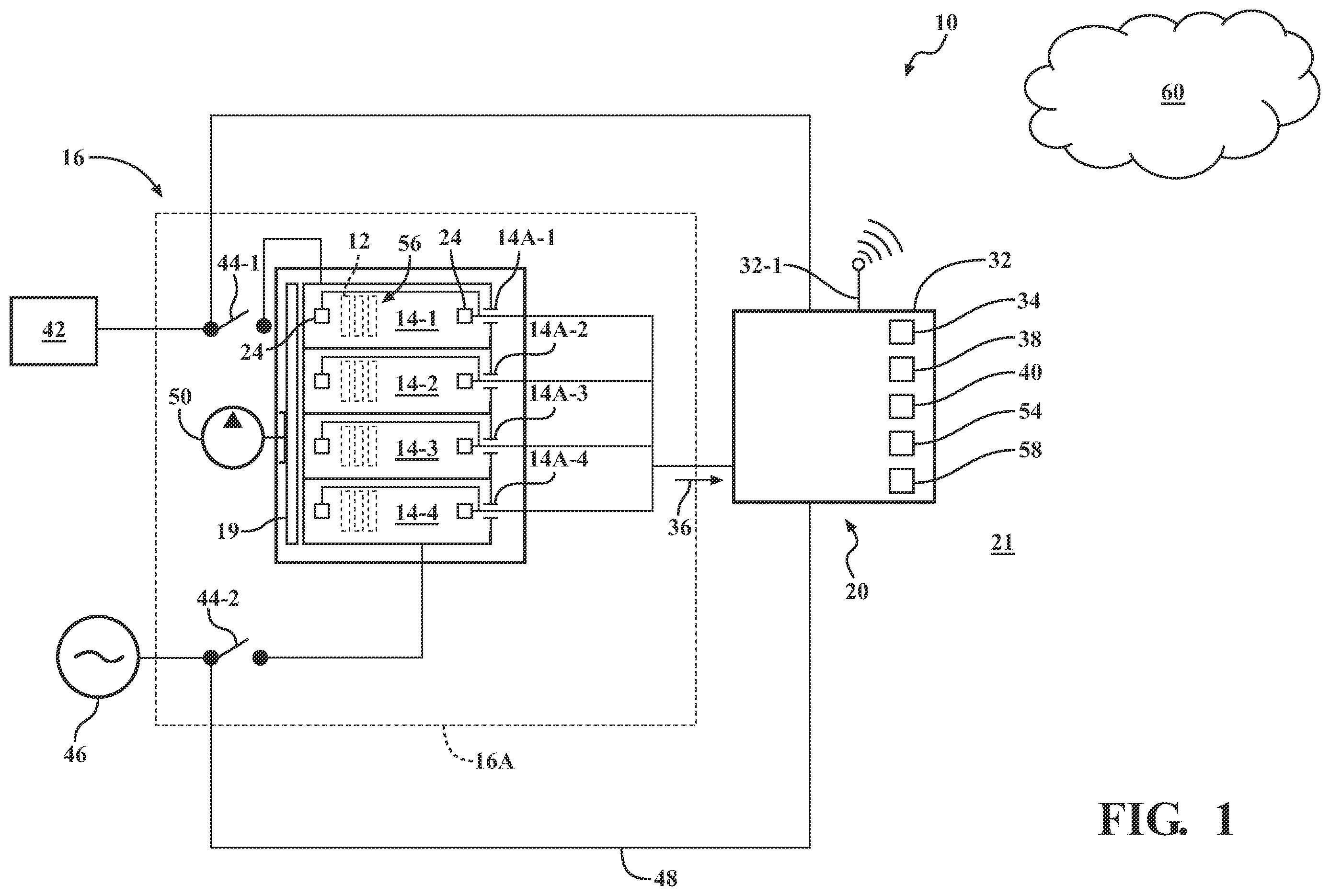 Patent US12339634 Figure 1 – Battery cell thermal failure mitigation
