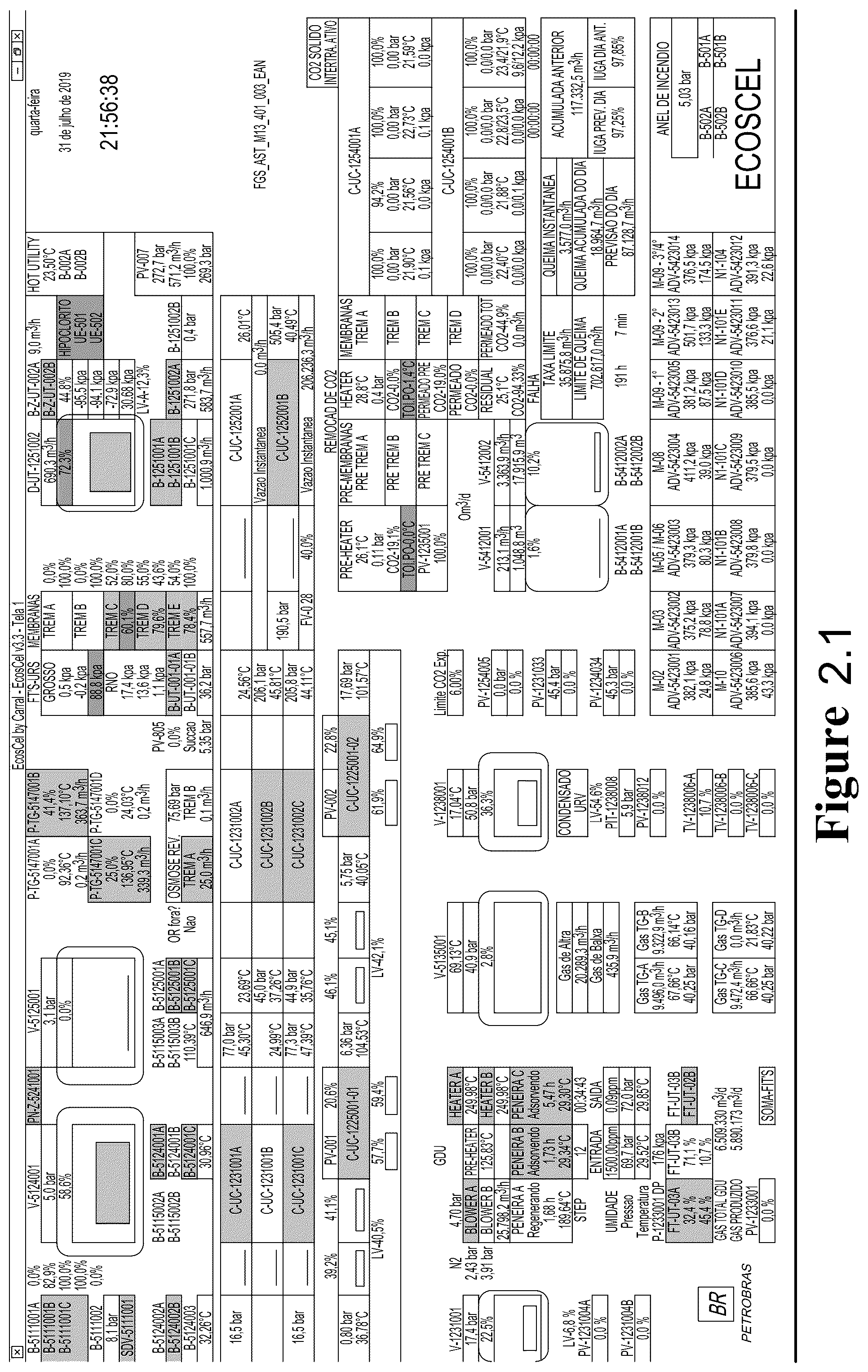 Patent US12339640 Figure 3 – Supervisory system for monitoring variables of a process plant