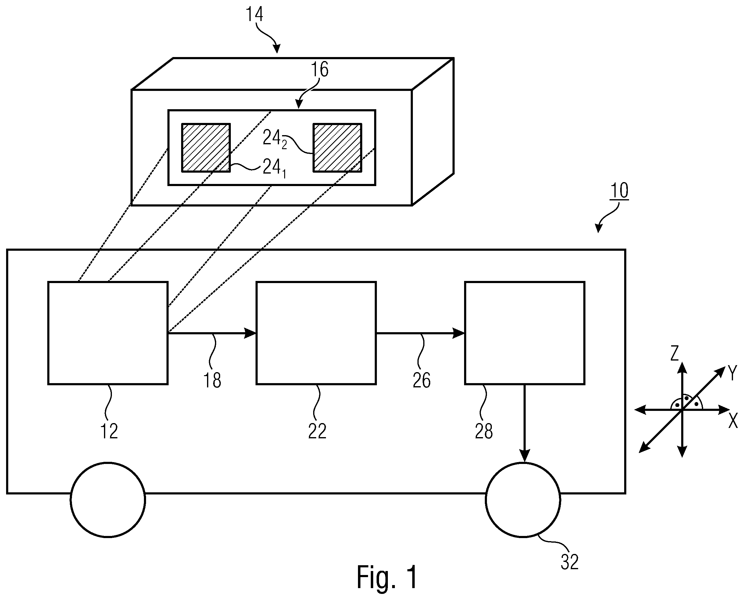 Patent US12339657 Figure 1 – Device, method for controlling the same, and device group or swarm