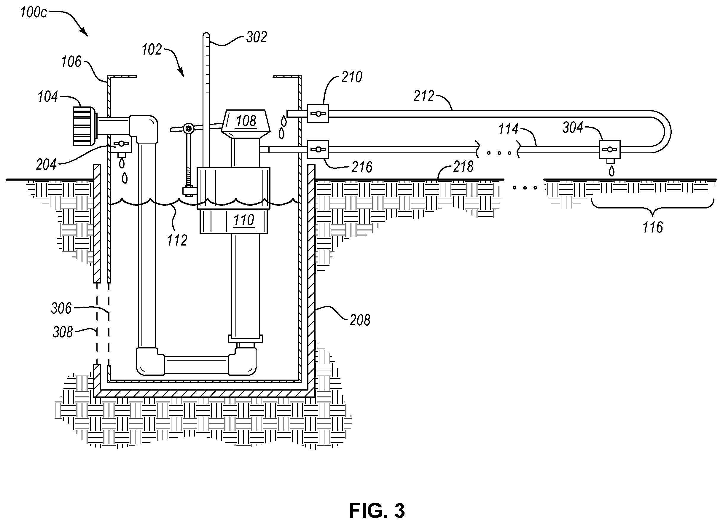 Patent US12339683 Figure 3 – Fluid flow control based on a liquid level in a container