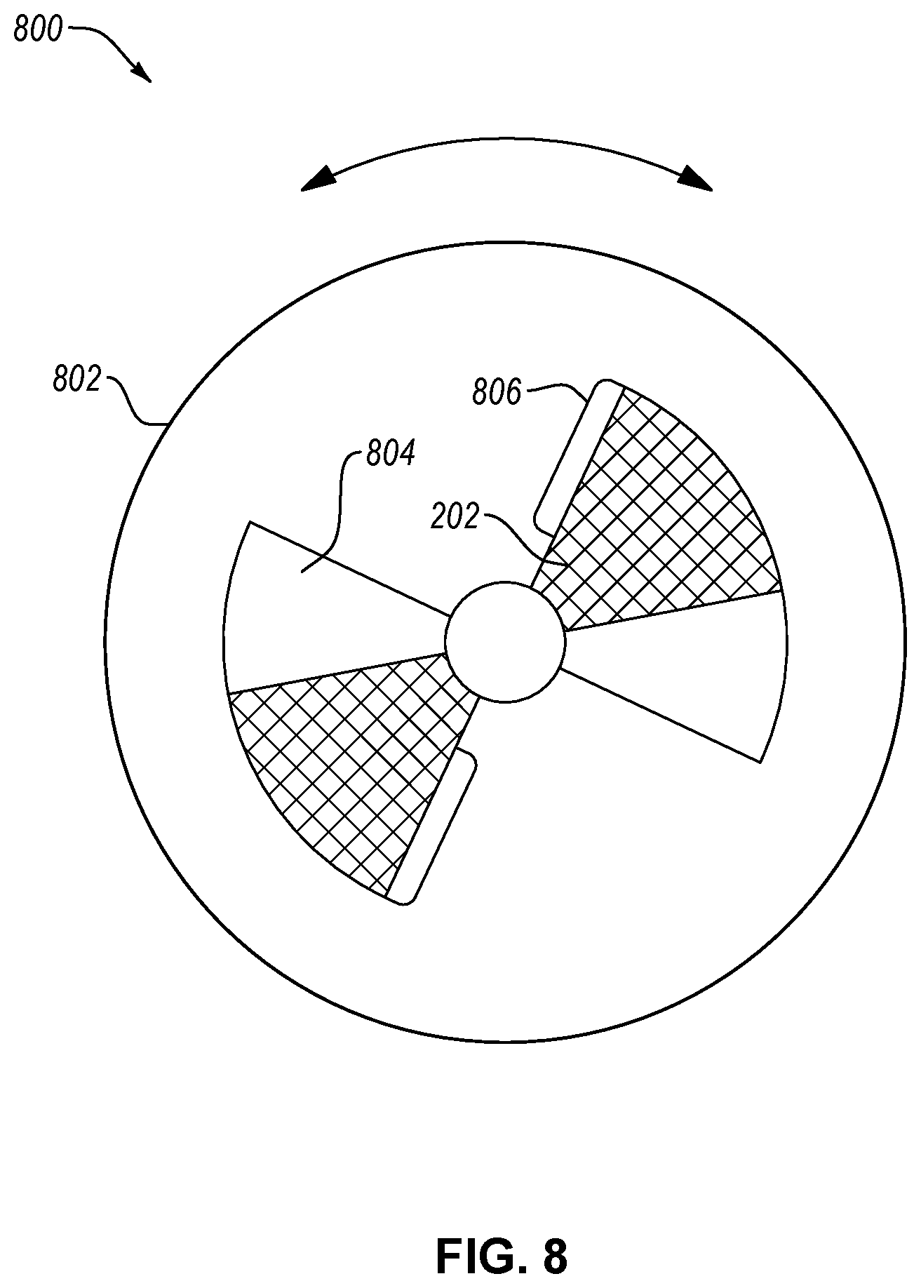 Patent US12339683 Figure 8 – Fluid flow control based on a liquid level in a container