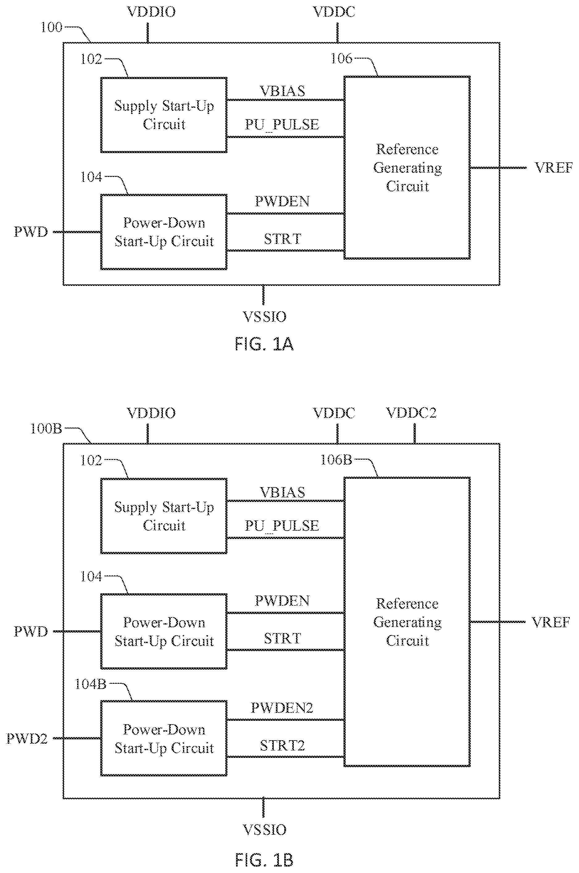 Patent US12339686 — Circuit and method for start-up of reference circuits in devices with a plurality of supply voltages — Figure 1