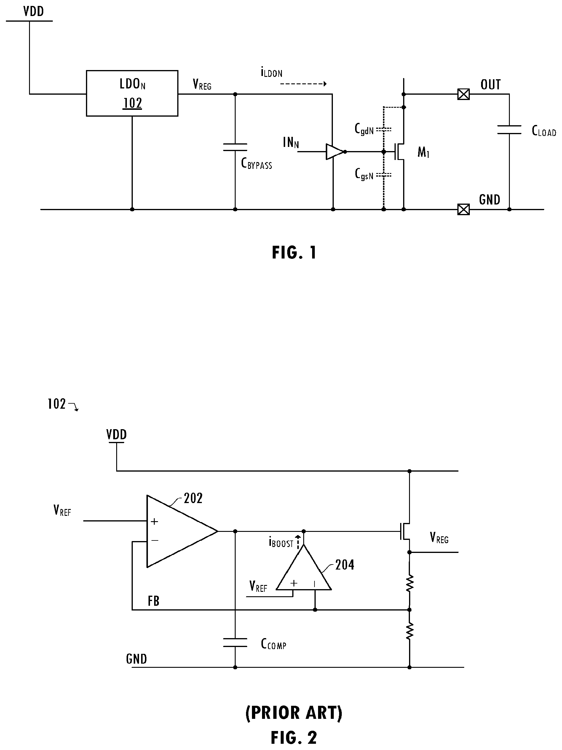 Patent US12339690 Figure 1 – High-speed low-impedance boosting low-dropout regulator