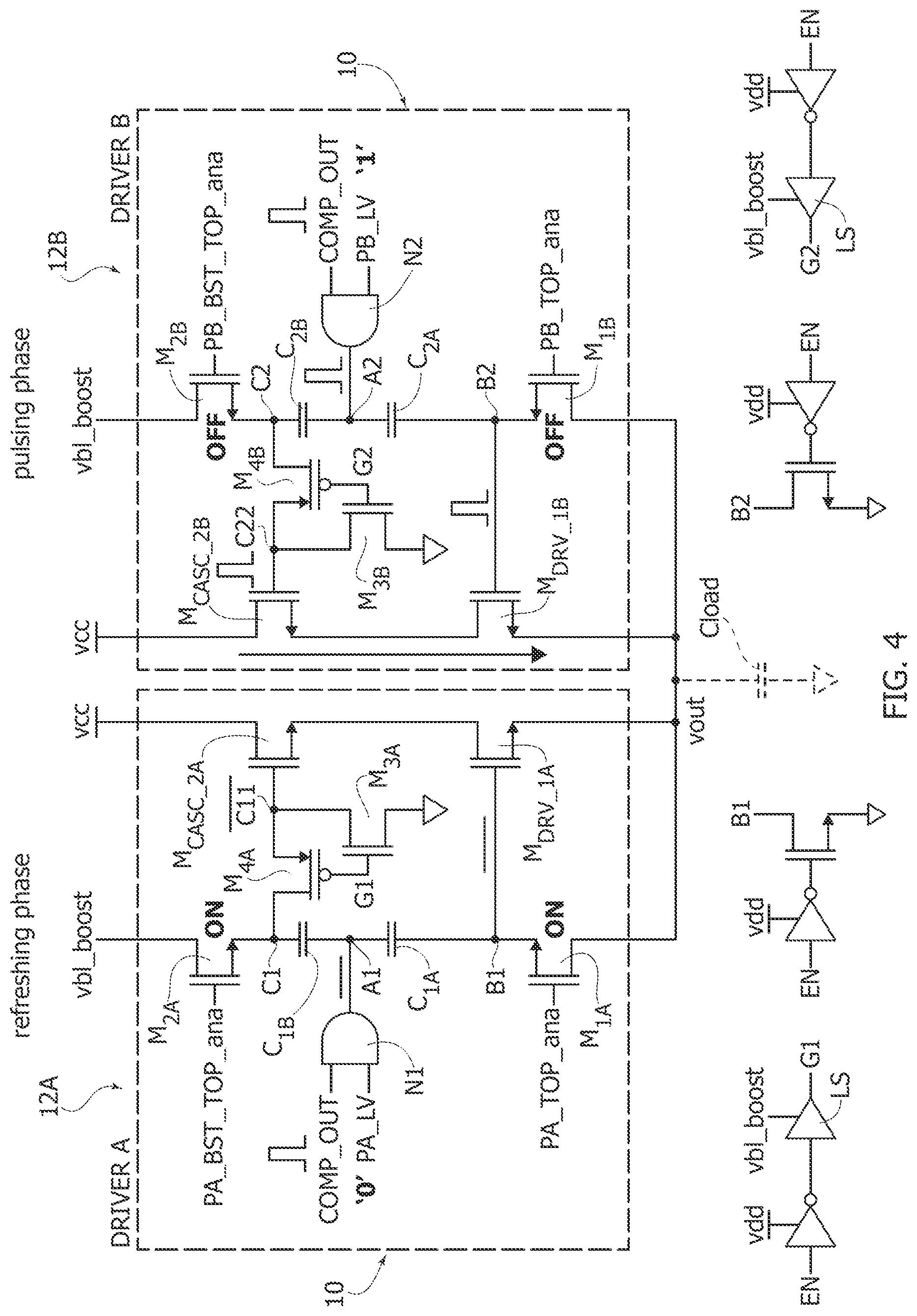 Patent US12339691 Figure 3 – Low drop-out regulator circuit, corresponding device and method