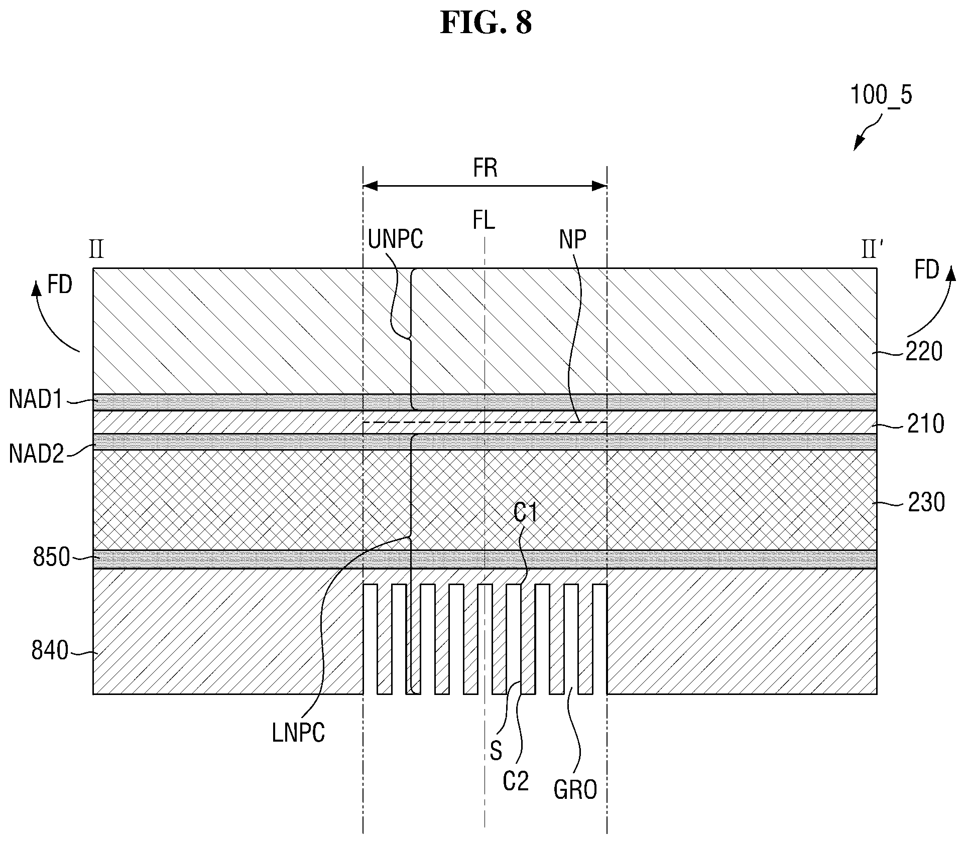 Patent US12339706 Figure 8 – Foldable display device