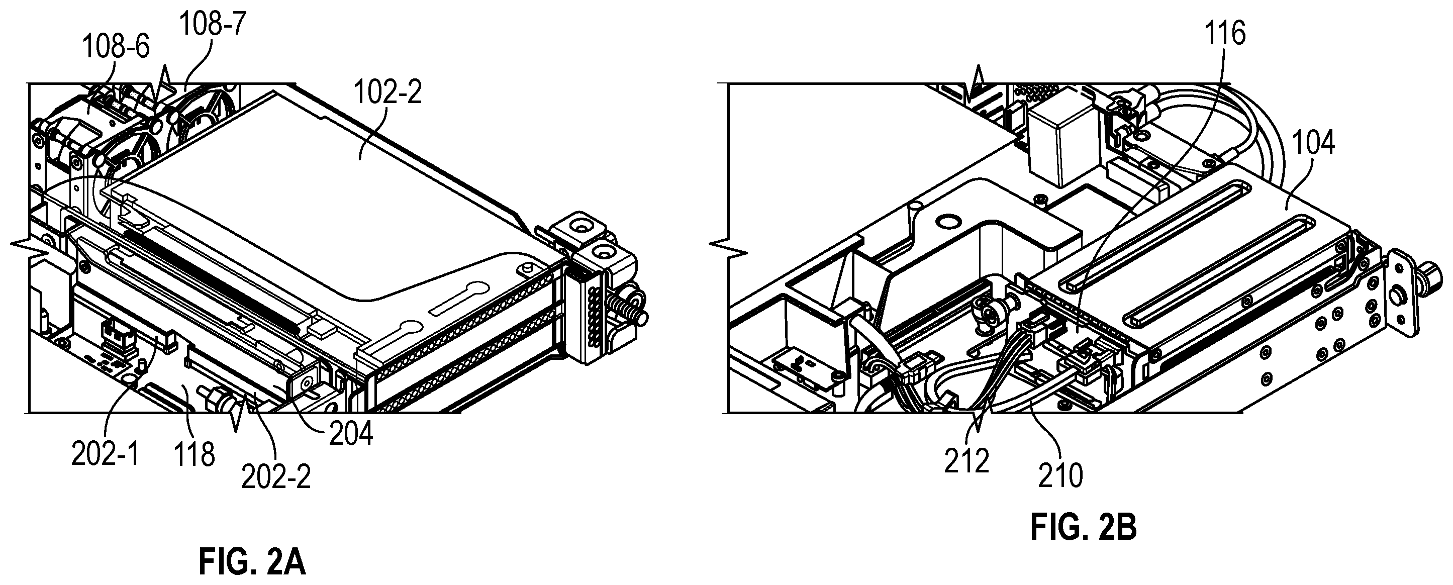 Patent US12339711 Figure 2 – Server with solid state drive modules compatible with low profile PCIE form factors