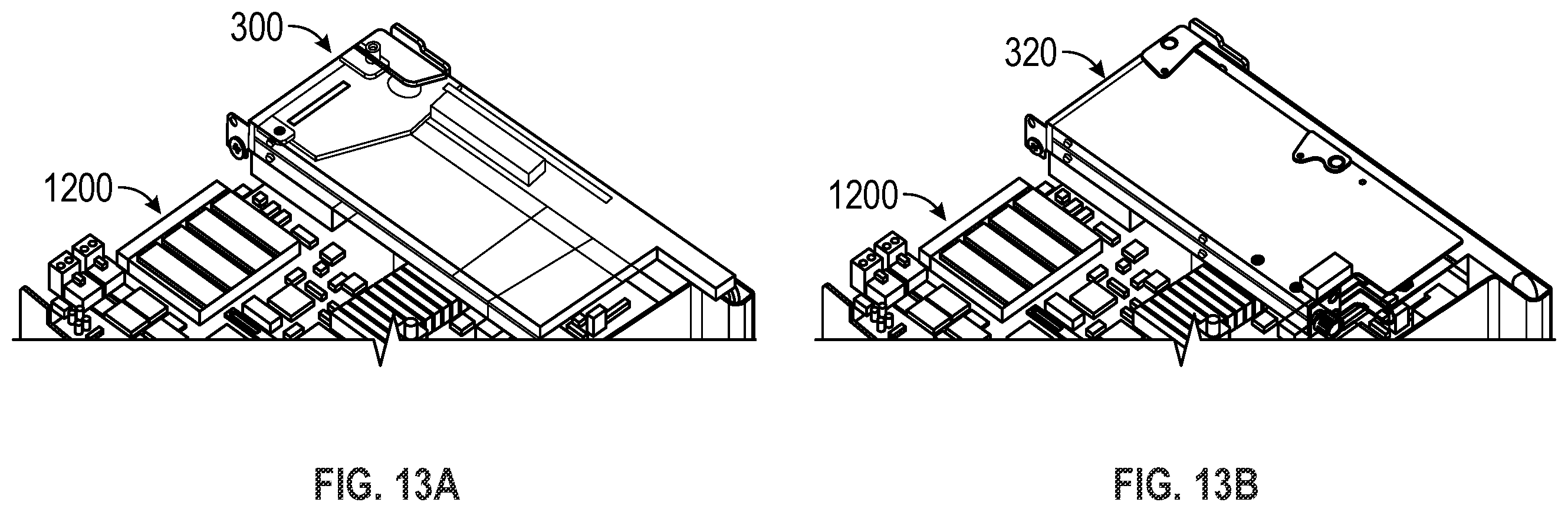 Patent US12339711 Figure 13 – Server with solid state drive modules compatible with low profile PCIE form factors