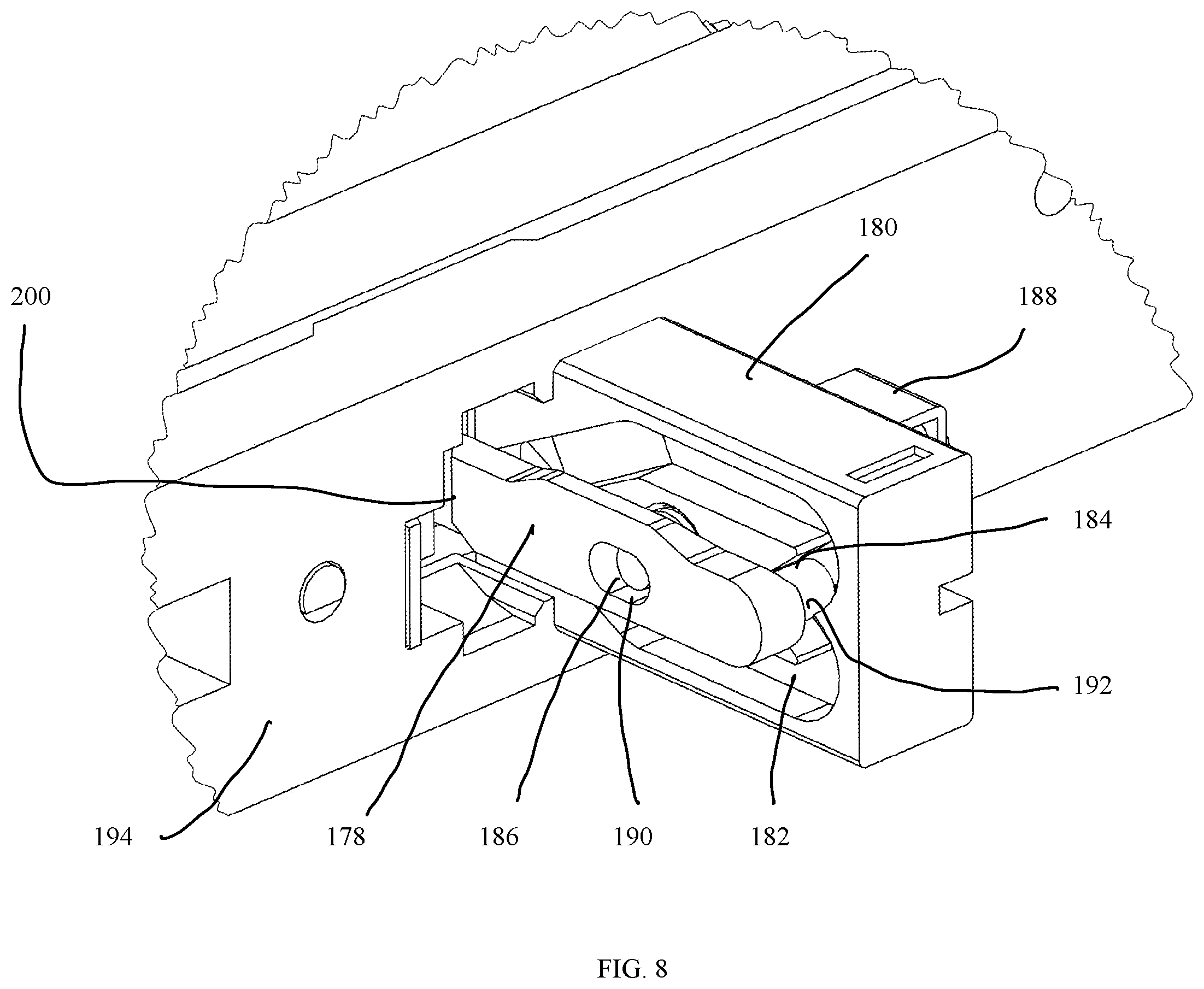 Patent US12339712 Figure 7 – Storage and charging system for locking and dispensing tablets