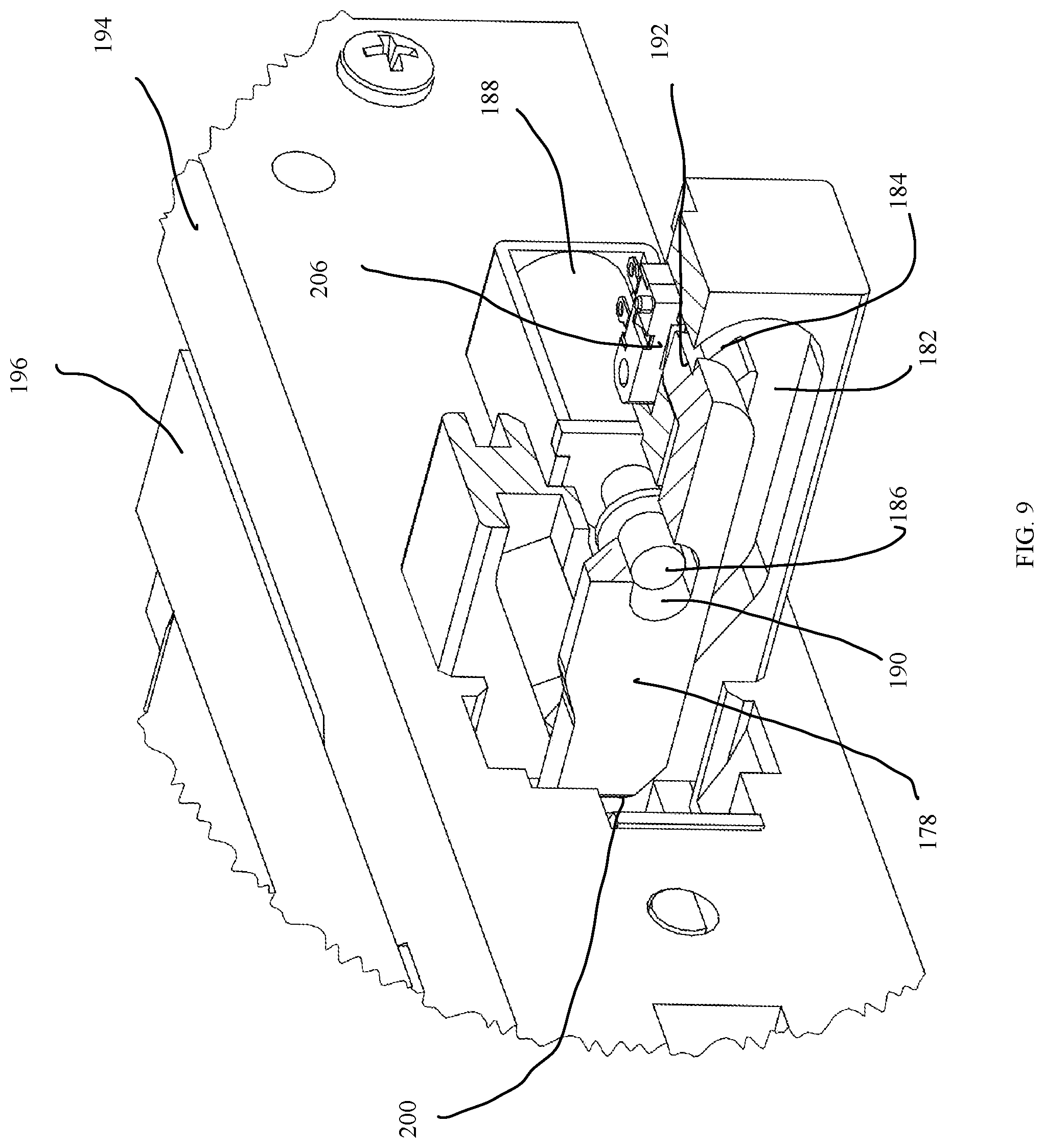 Patent US12339712 Figure 8 – Storage and charging system for locking and dispensing tablets