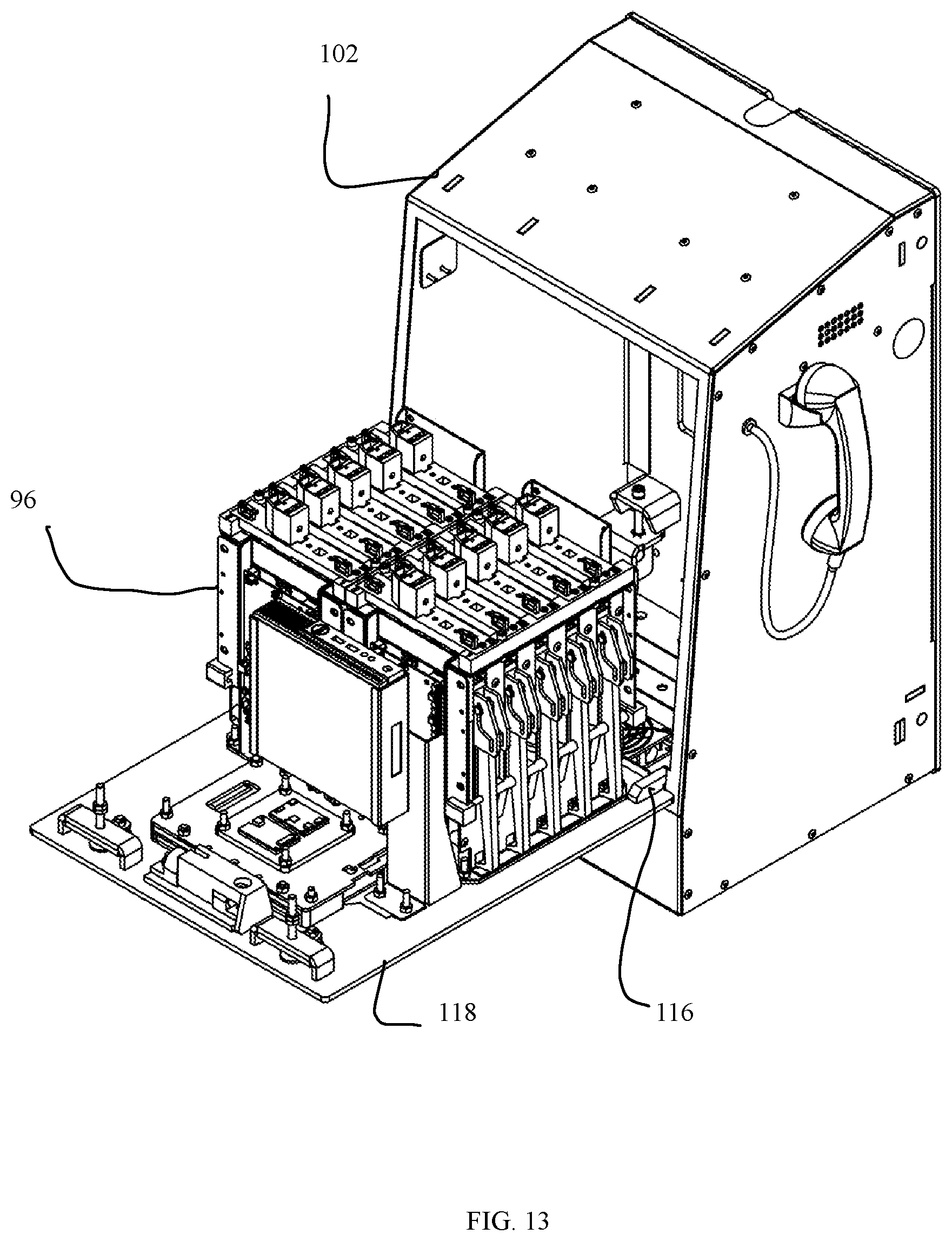 Patent US12339712 Figure 12 – Storage and charging system for locking and dispensing tablets