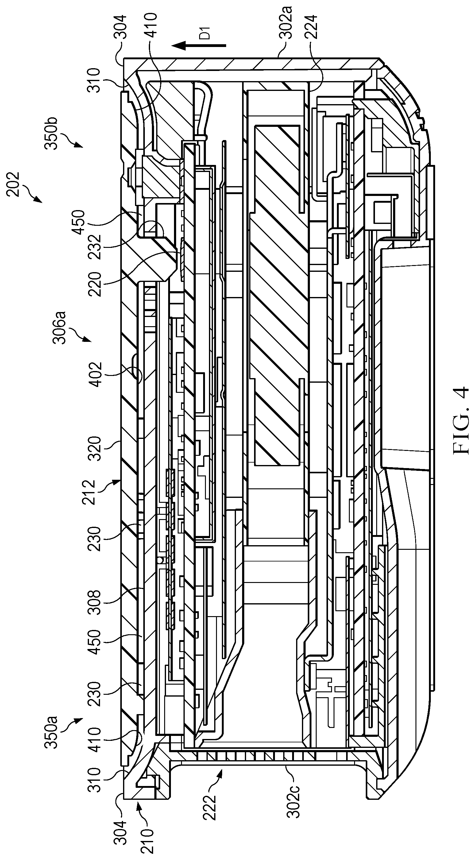 Patent US12339715 Figure 4 – Computing dock with articulating vent cover