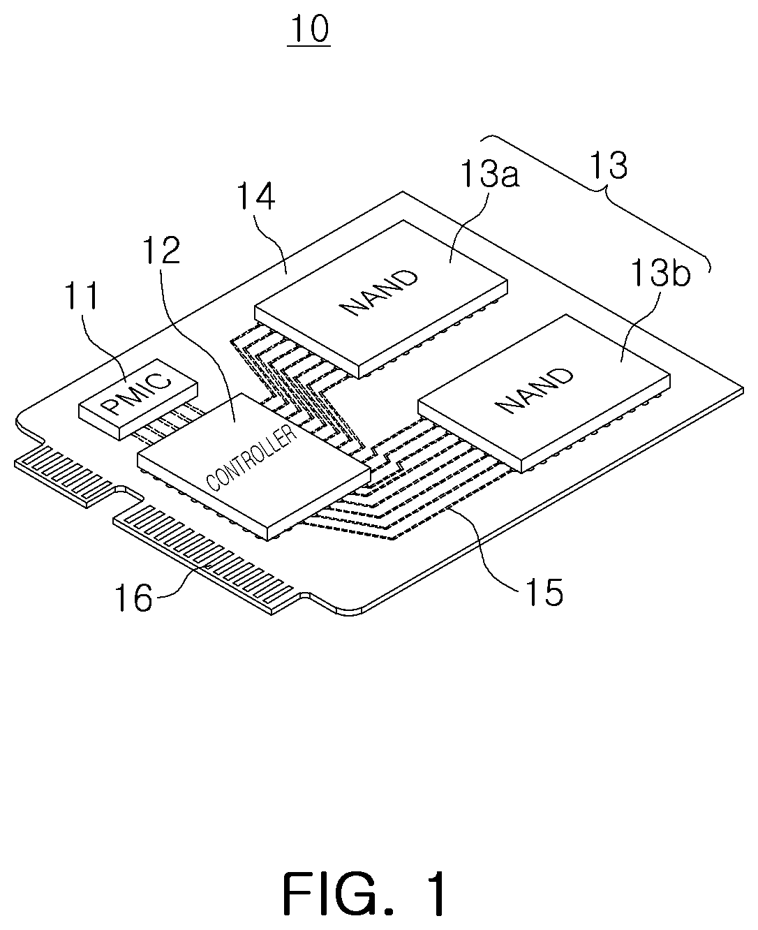 Patent US12339722 Figure 1 – Storage device and a power management device