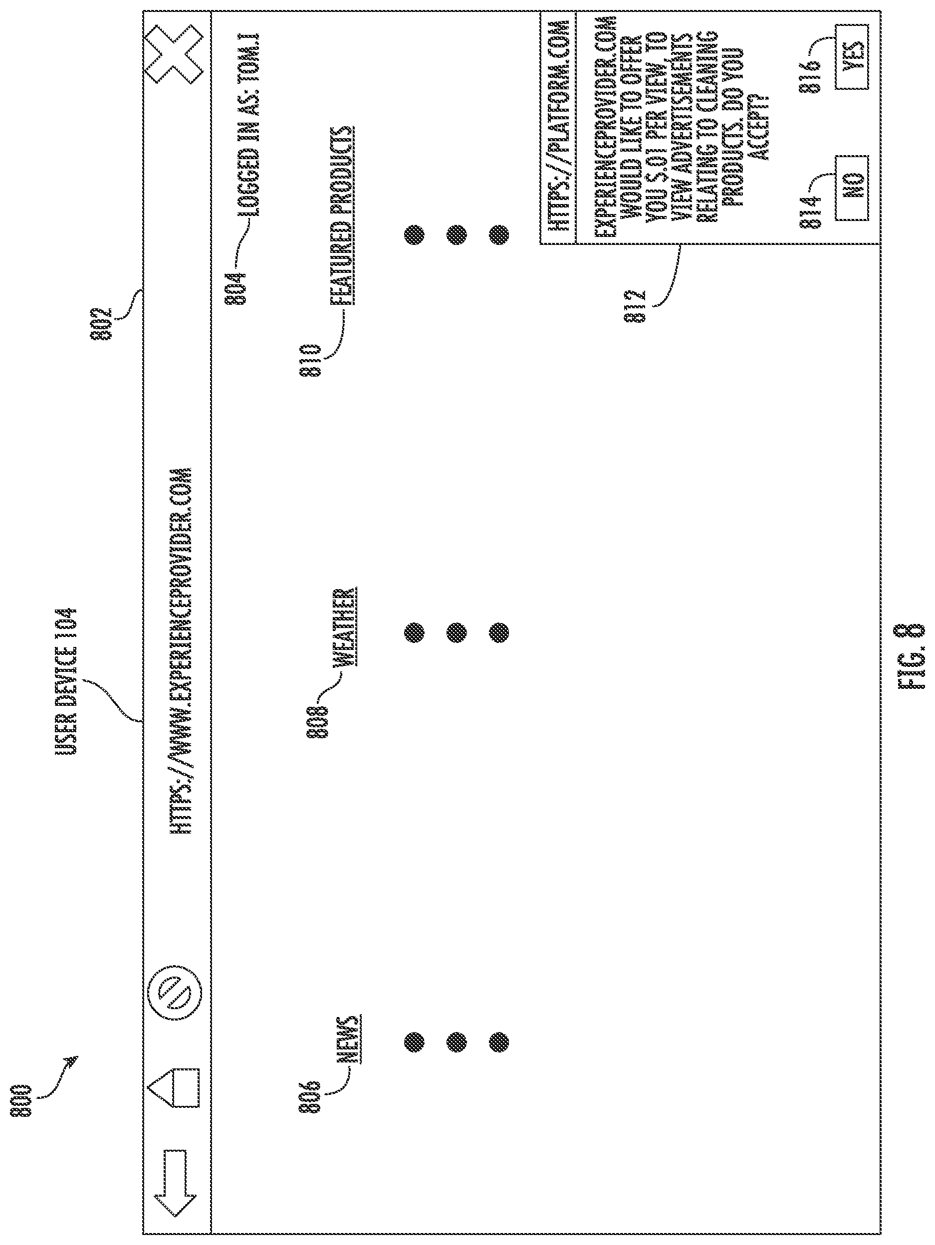 Patent US12339735 Figure 8 – Compliance tracking and remediation across a data sharing platform