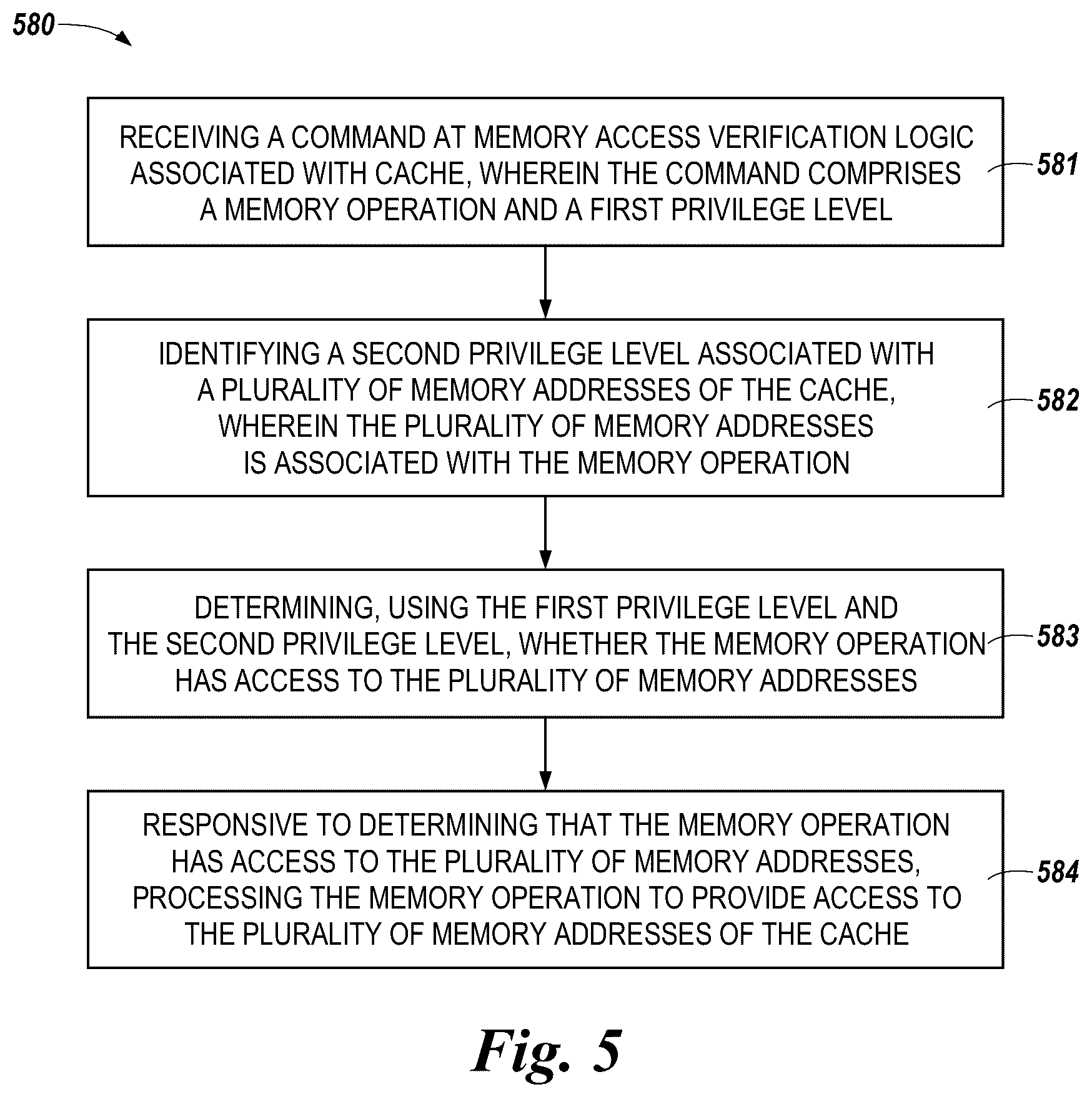 Patent US12339789 Figure 5 – Memory access determination