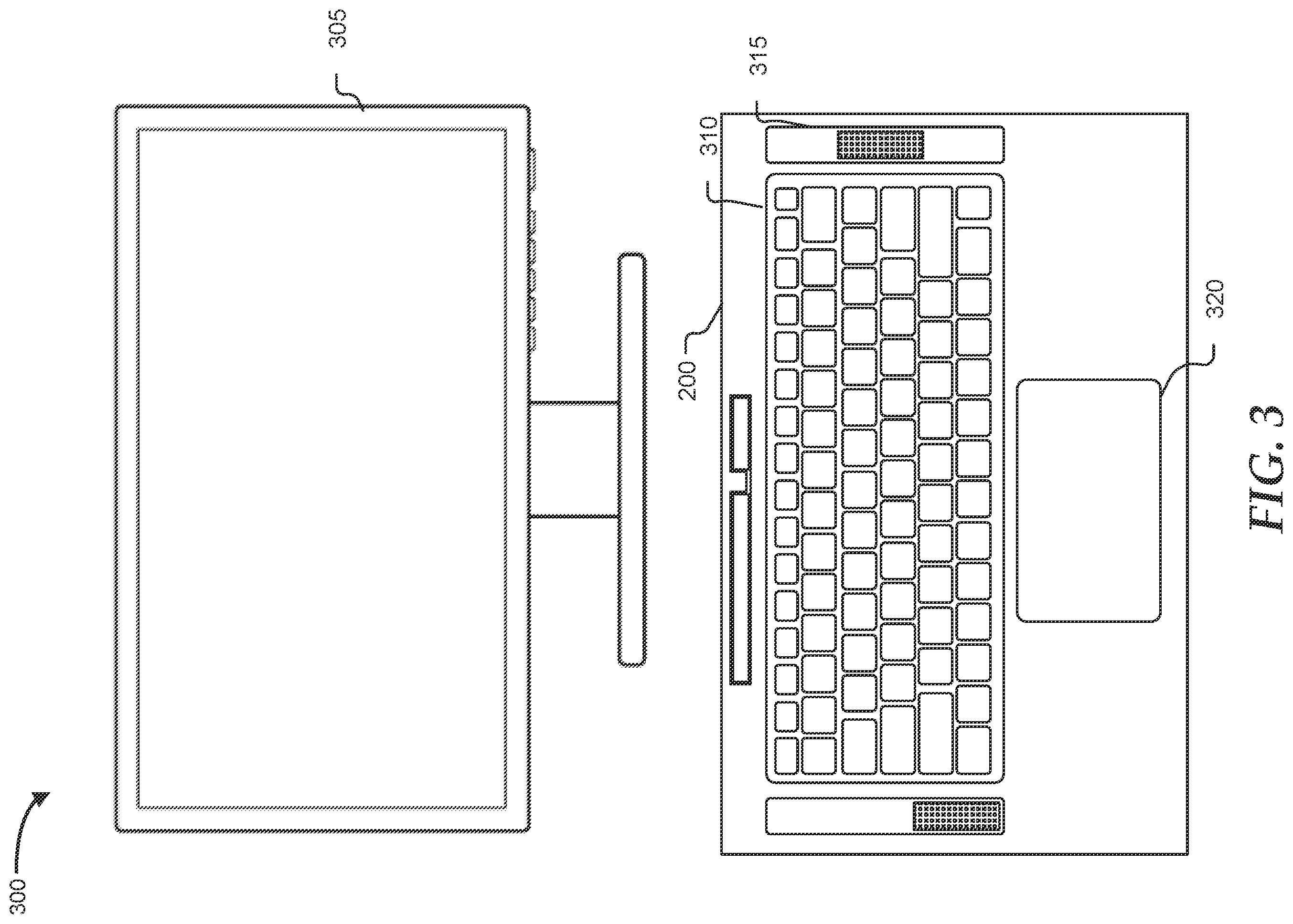 Patent US12339790 Figure 3 – Dynamic input/output support for portable information handling systems