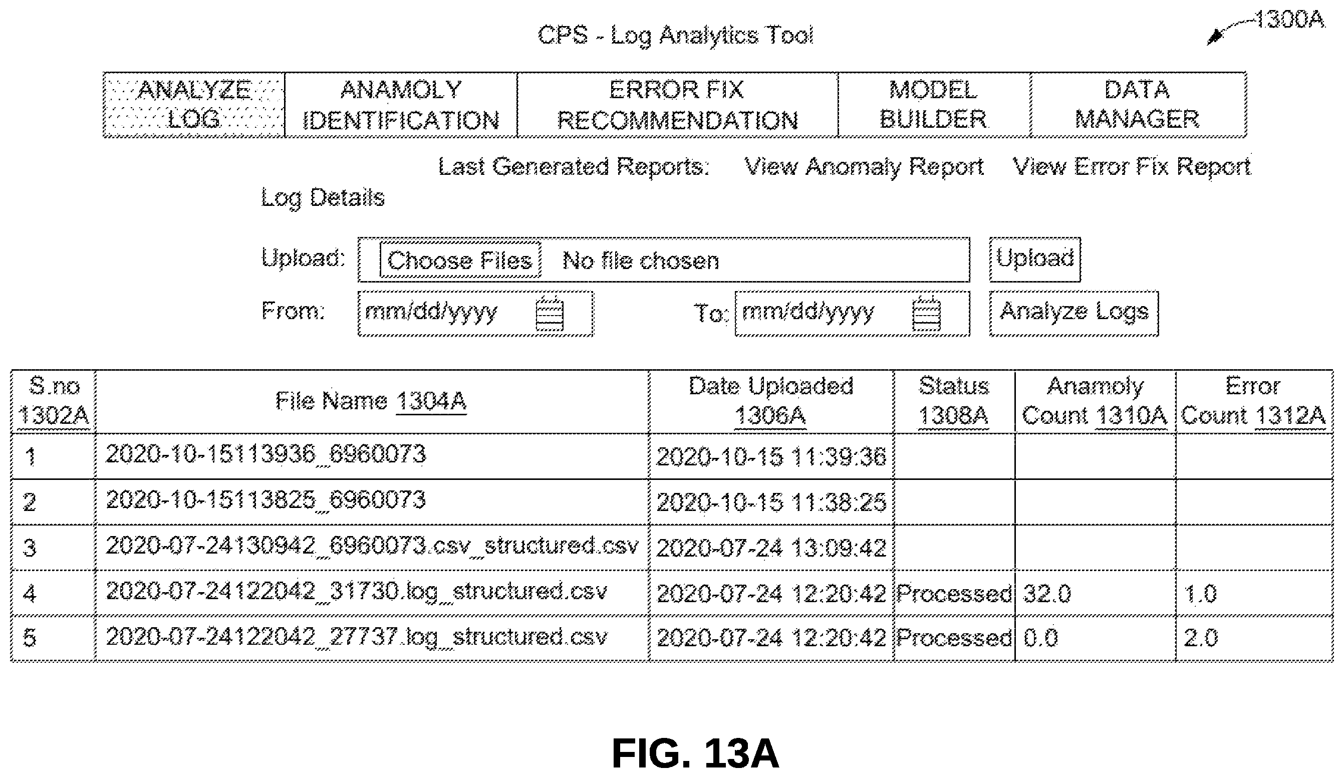 Patent US12339807 Figure 12 – Method and system for automating analysis of log data files