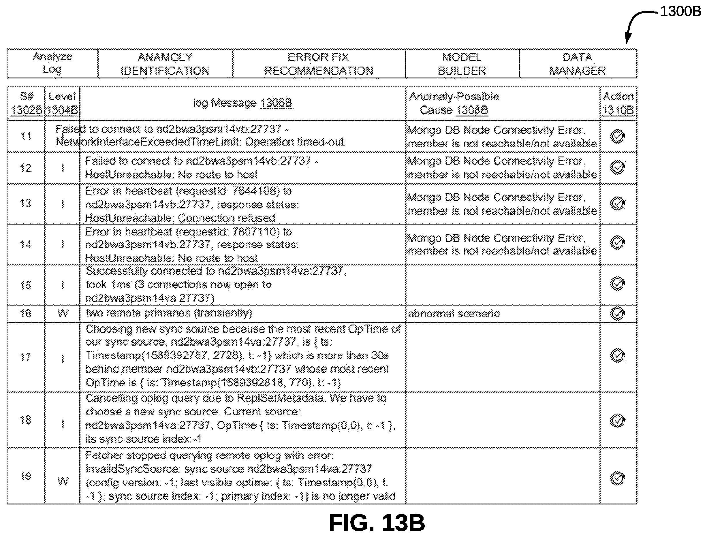 Patent US12339807 Figure 13 – Method and system for automating analysis of log data files