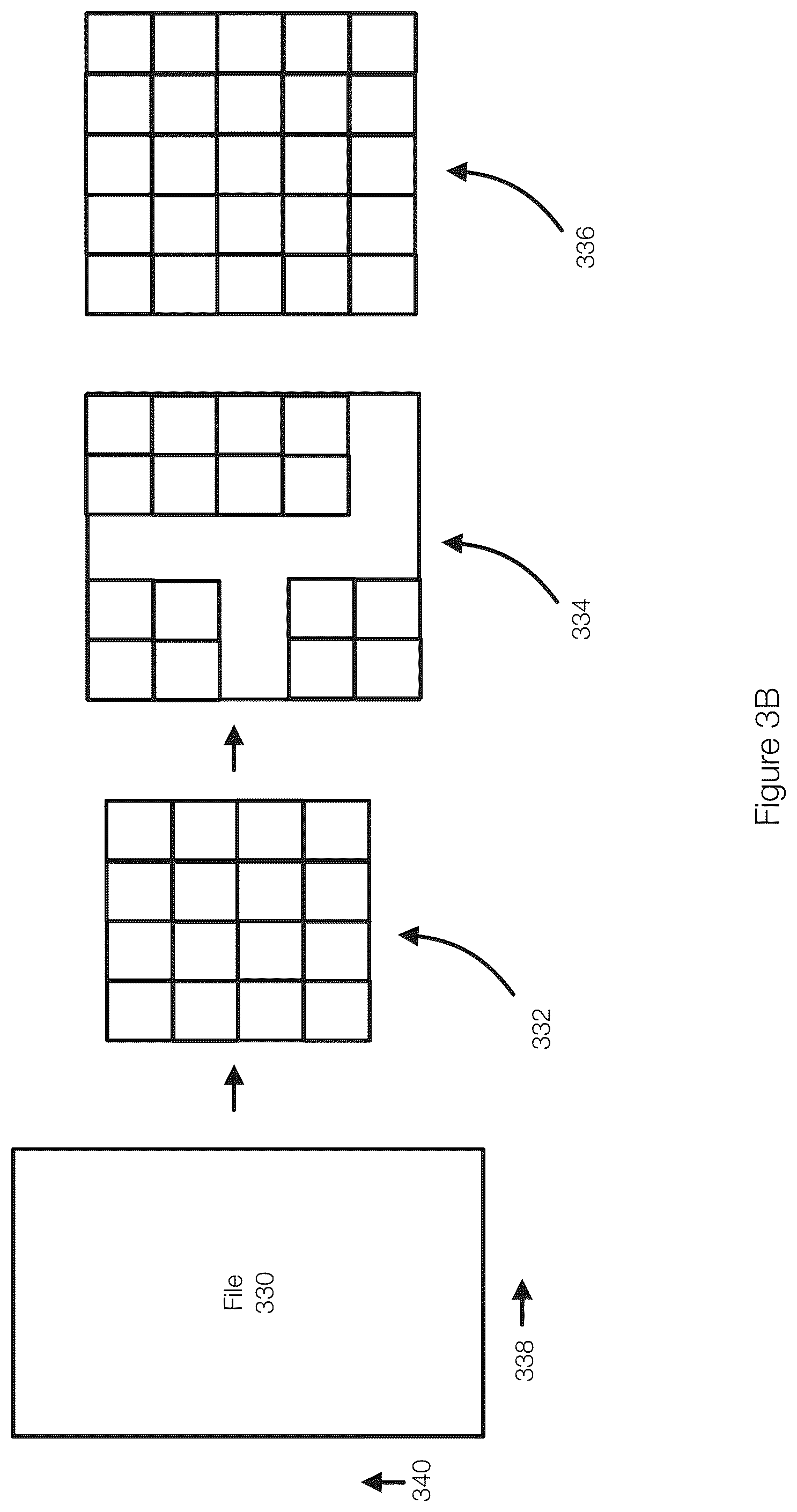 Patent US12339811 Figure 4 – Compressing multiple dimension files using sequence alignment