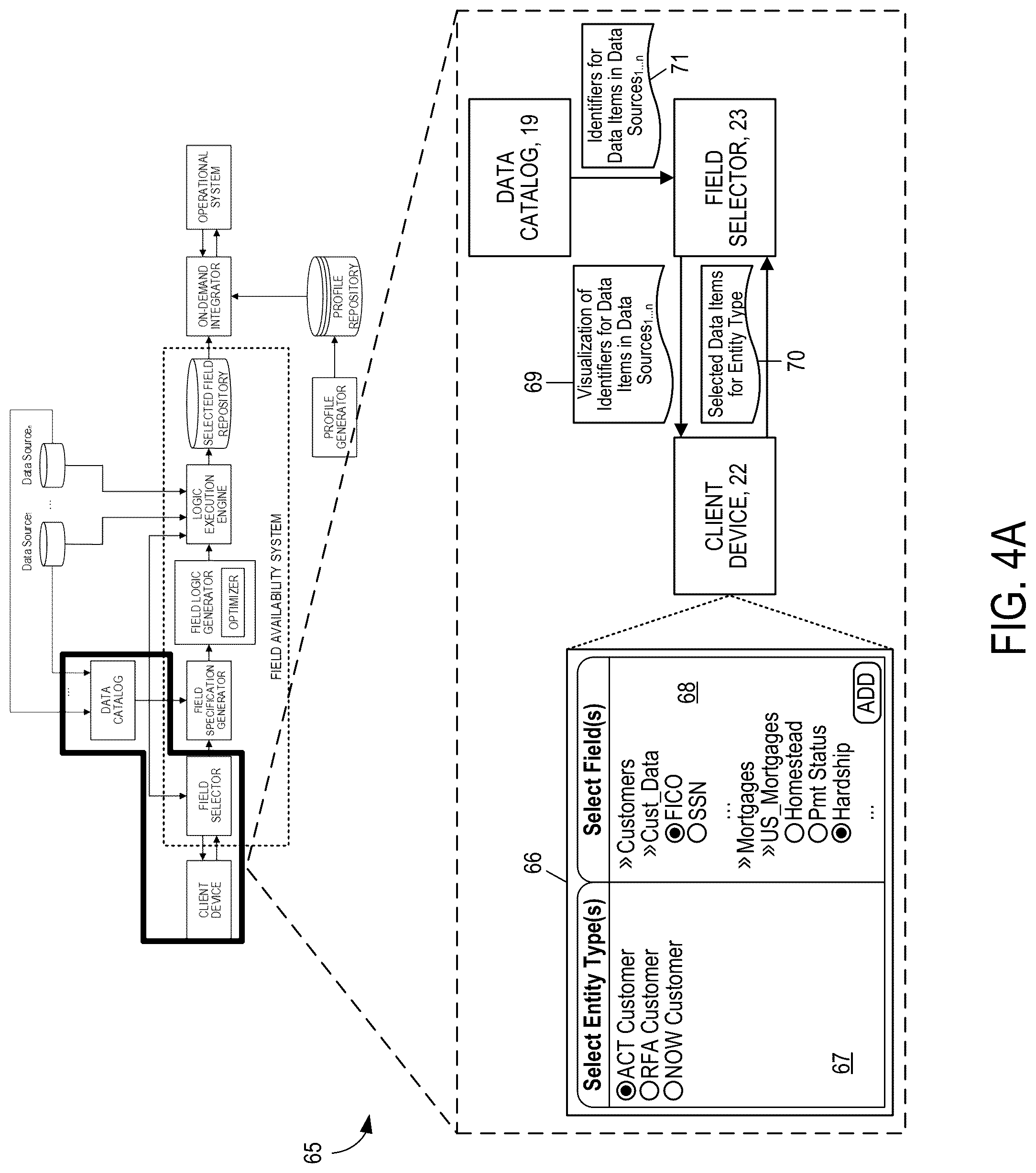 Patent US12339826 Figure 5 – On-demand integration of records with data catalog identifiers