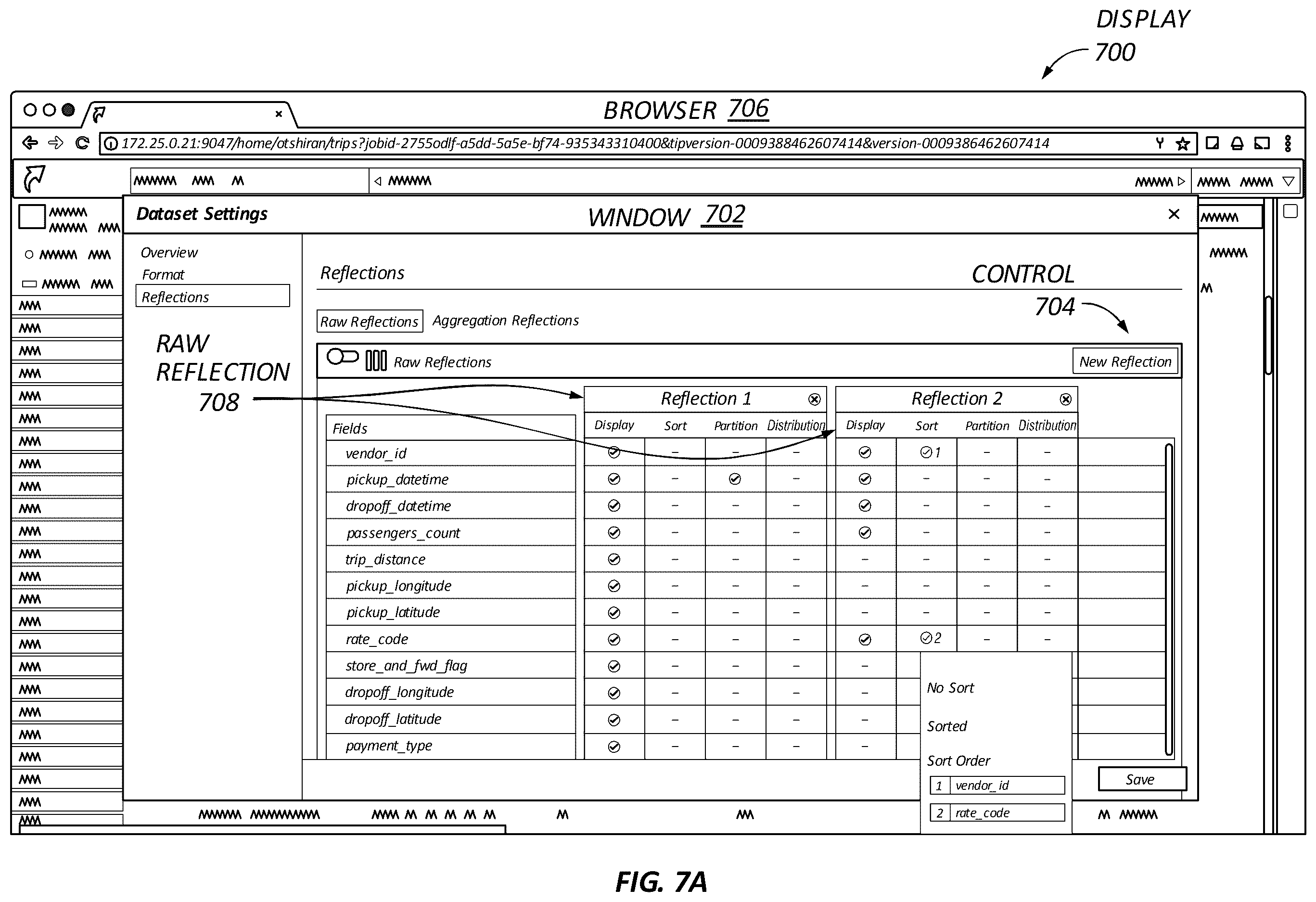 Patent US12339844 Figure 7 – Self-service data platform