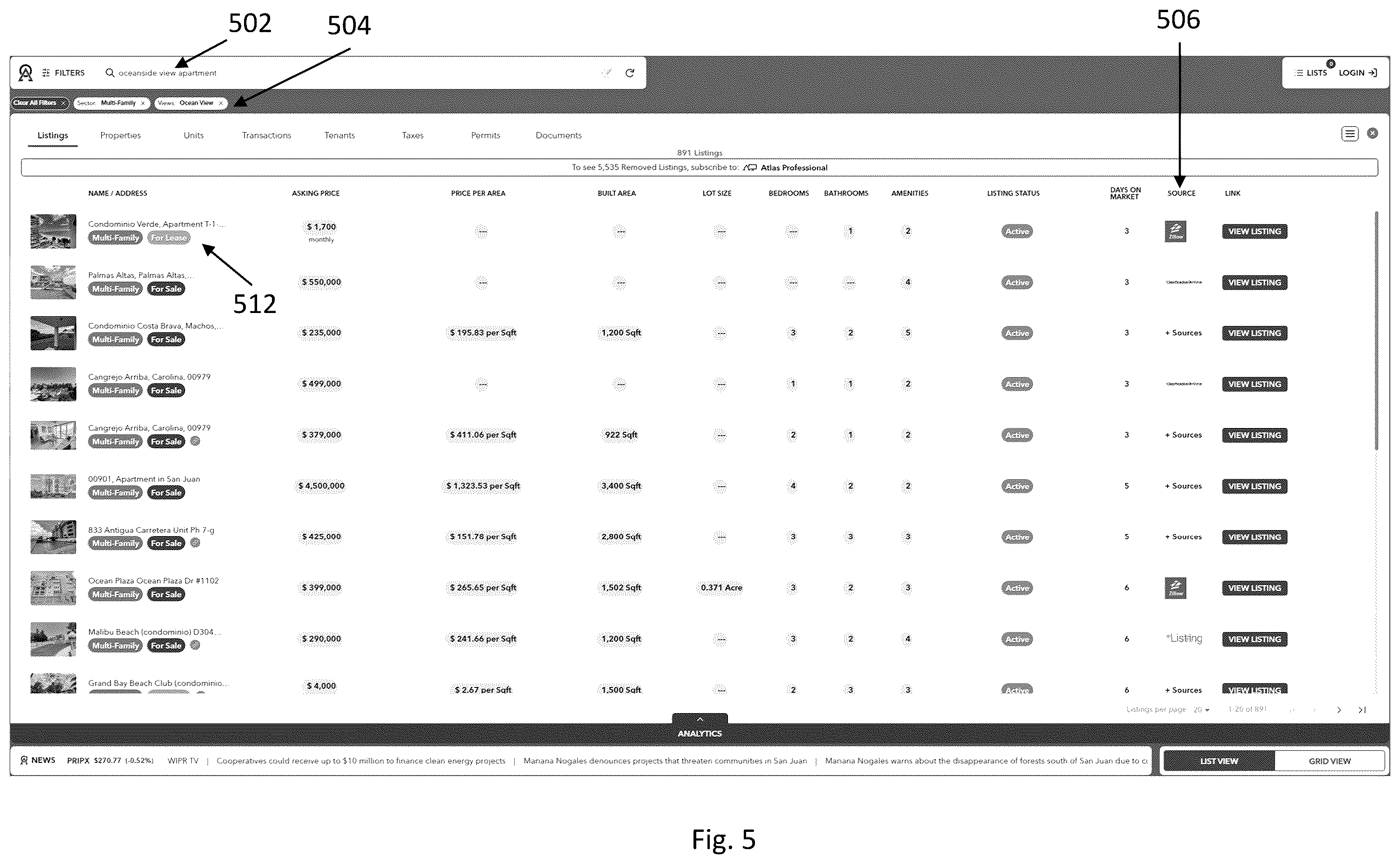 Patent US12339878 Figure 5 – Systems and methods for region-based segmentation of a knowledge base developed using data collected from myriad sources