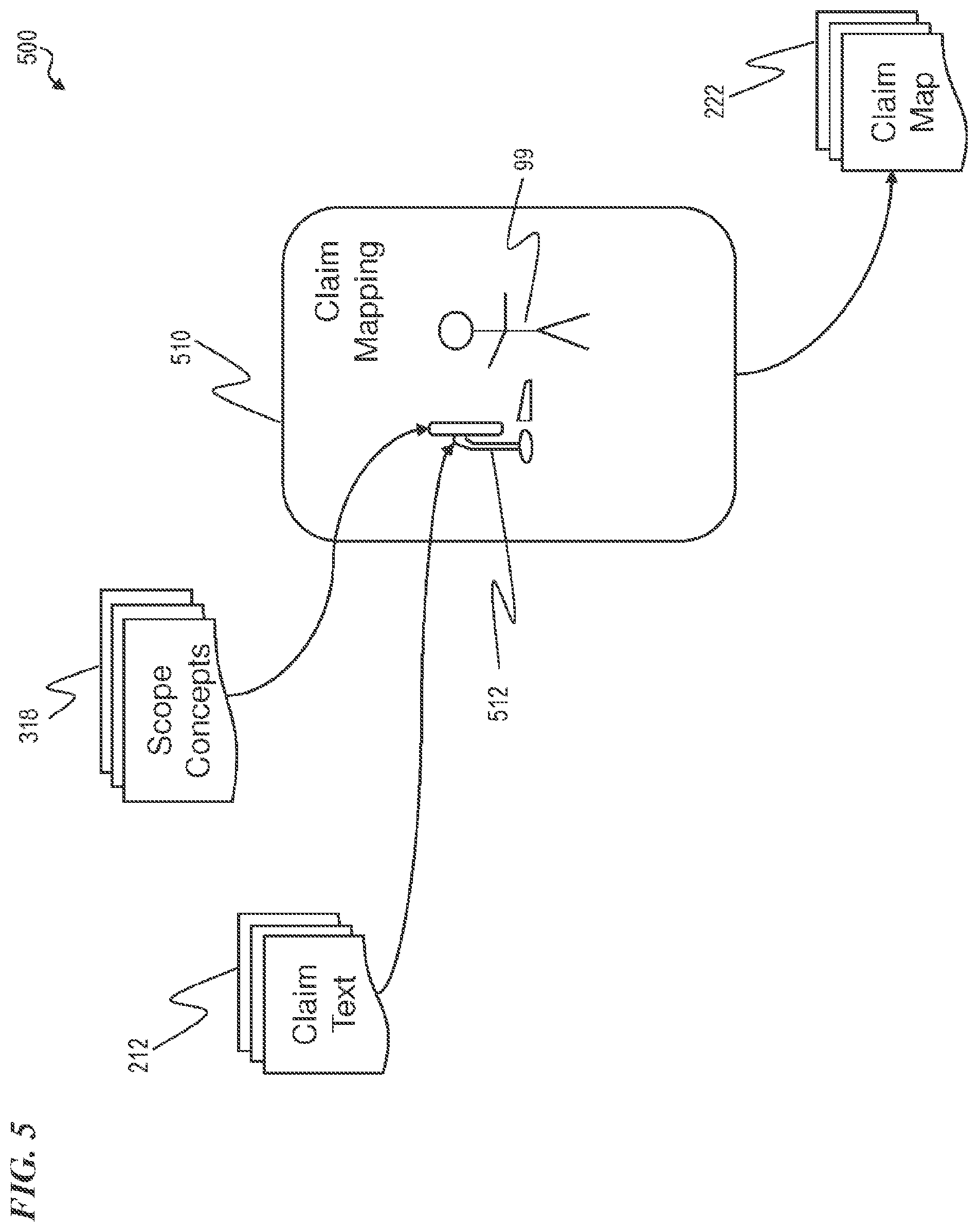 Patent US12339880 Figure 9 – Automated patent claim scope concept mapping