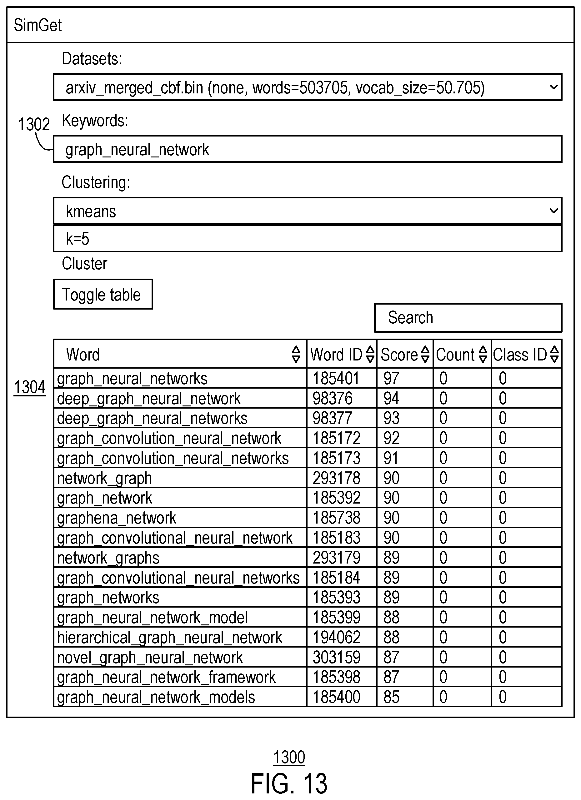 Patent US12339884 Figure 13 – Updating window representations of sliding window of text using rolling scheme