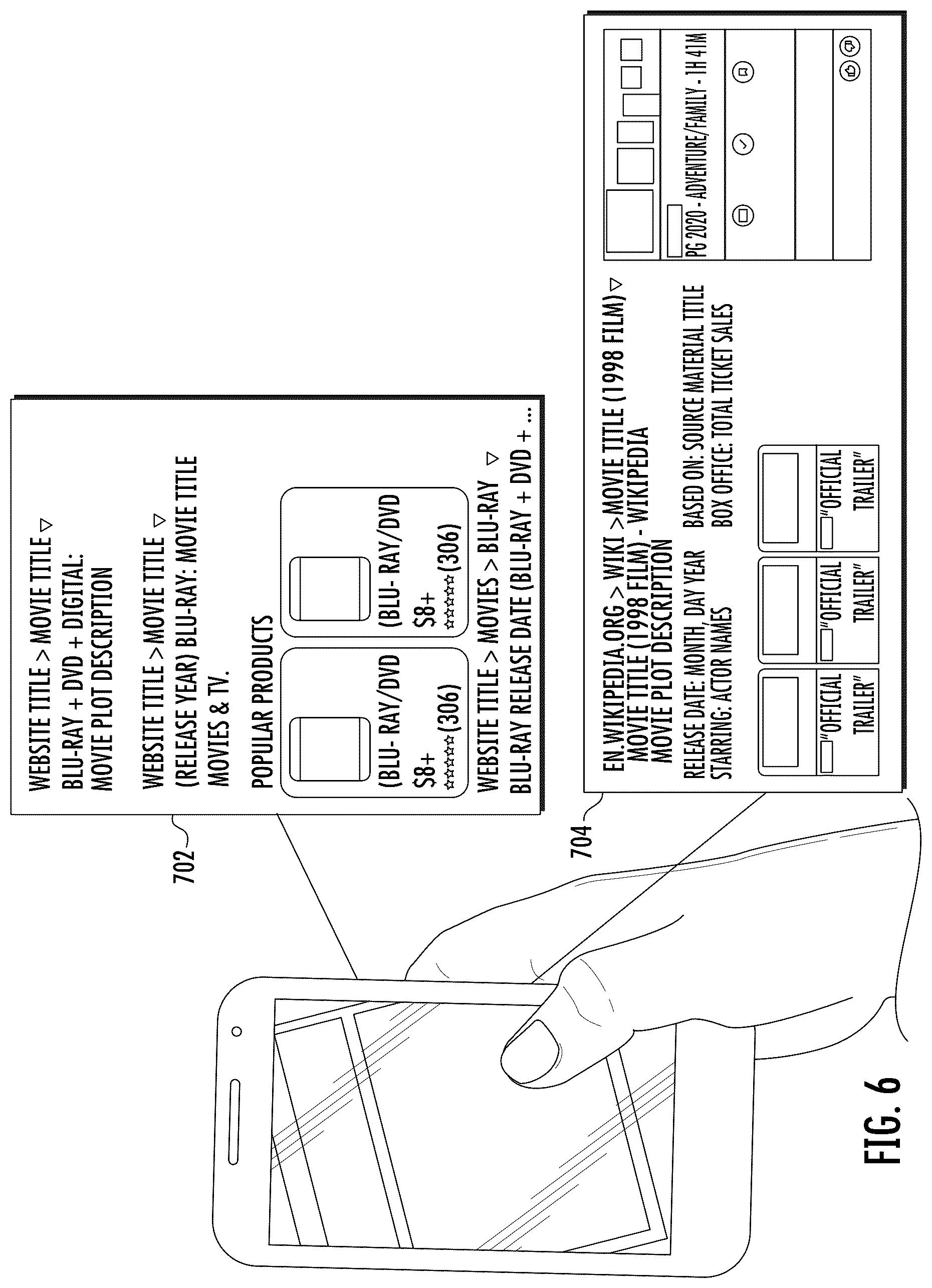 Patent US12339896 Figure 5 – Intelligent systems and methods for visual search queries