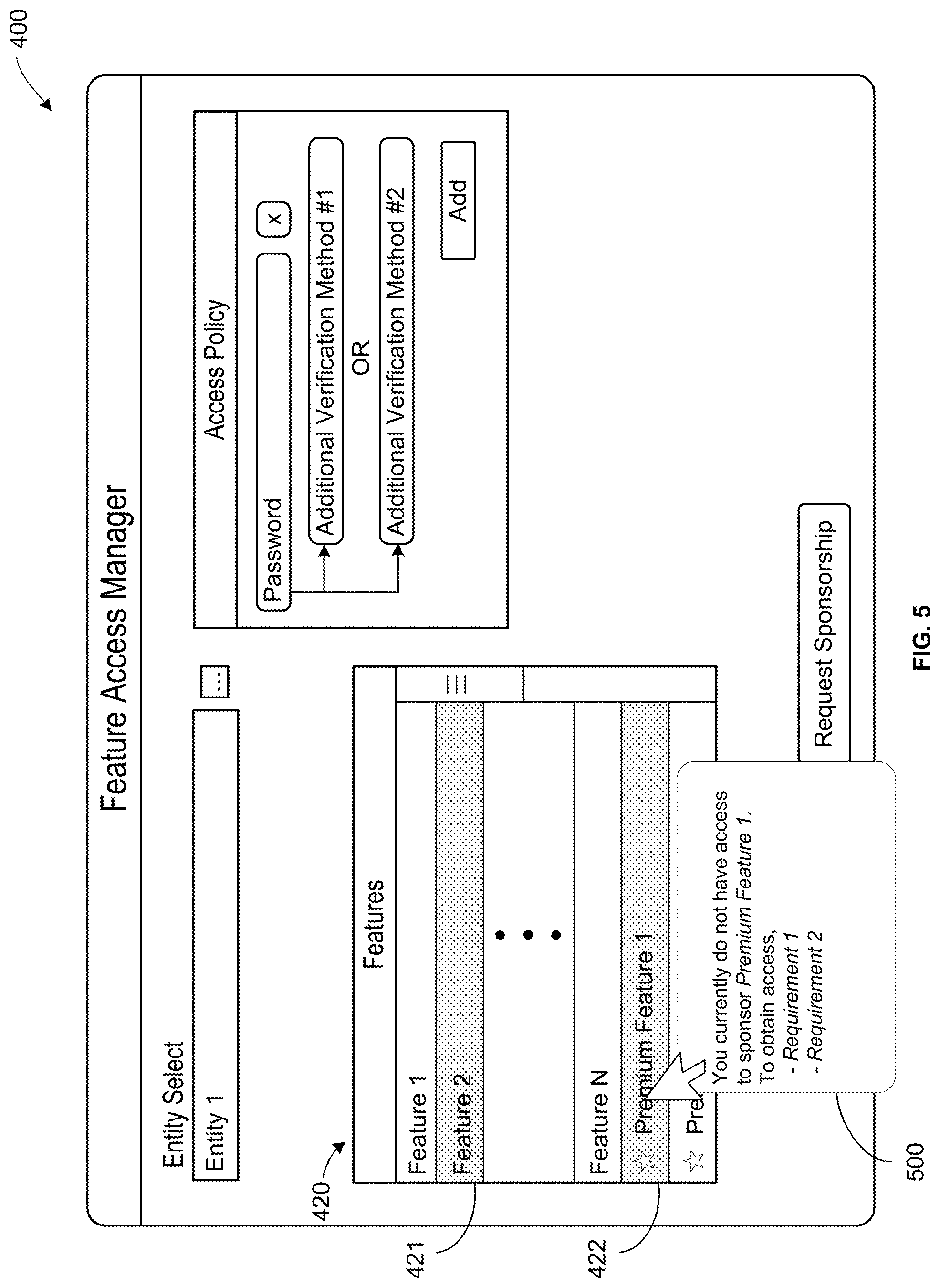 Patent US12339929 Figure 4 – Machine learned feature recommendation engine in a digital transaction management platform