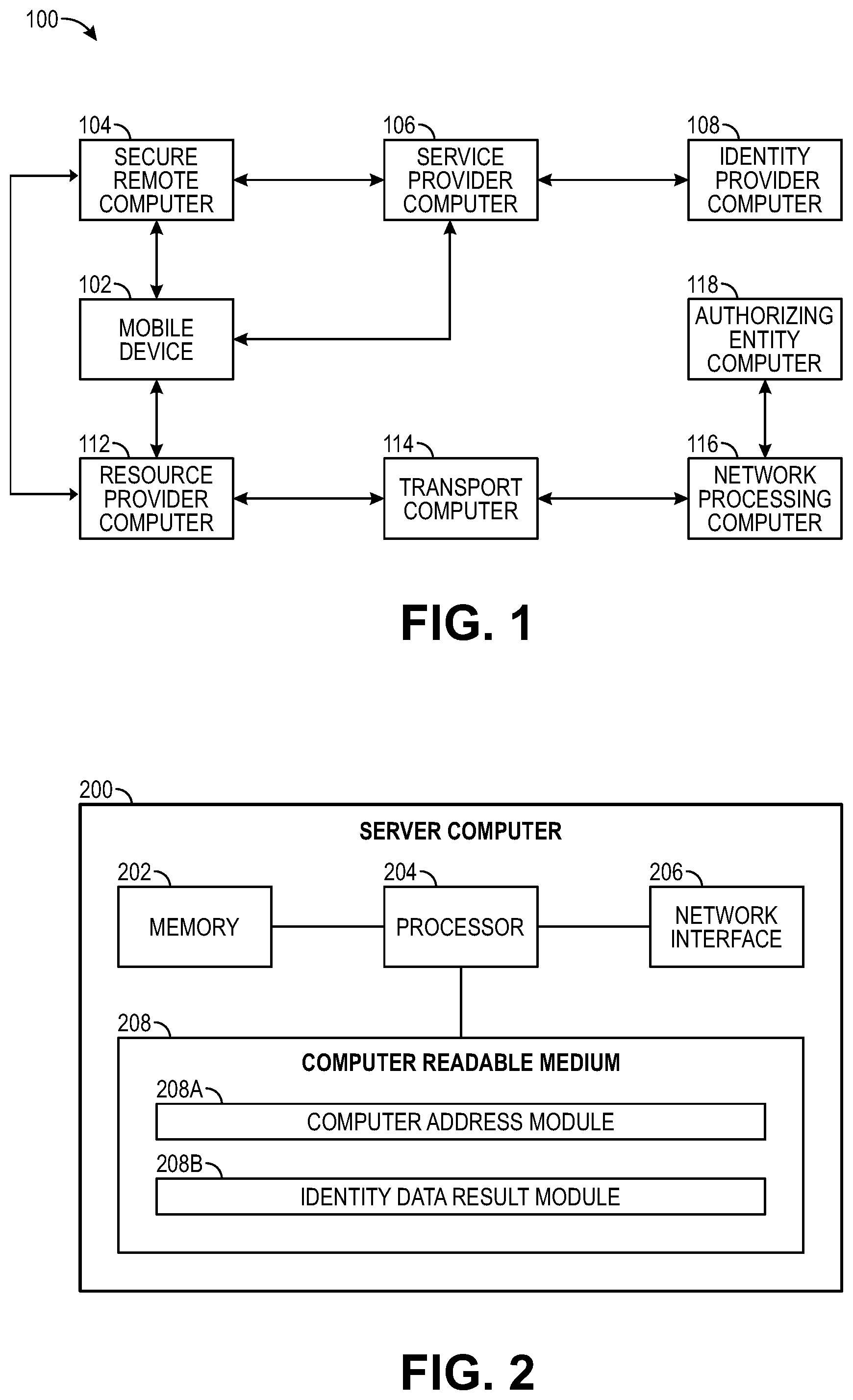Patent US12339948 — Method and system for integrating identity provider — Figure 1