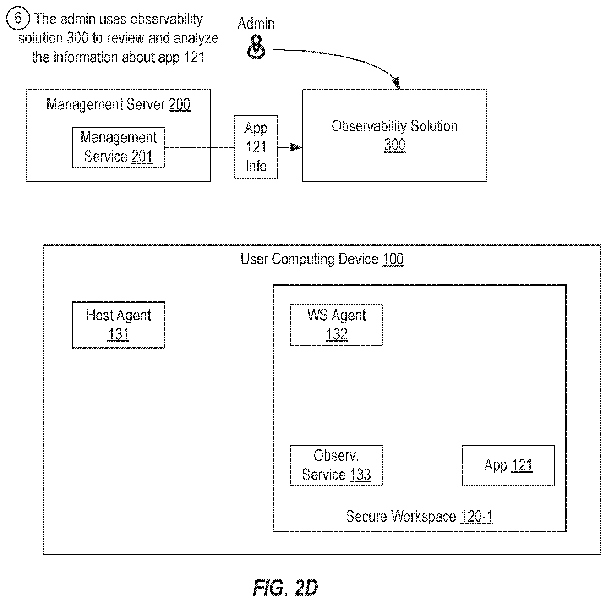 Patent US12339953 Figure 5 – Enabling runtime observability for applications hosted in a secure workspace
