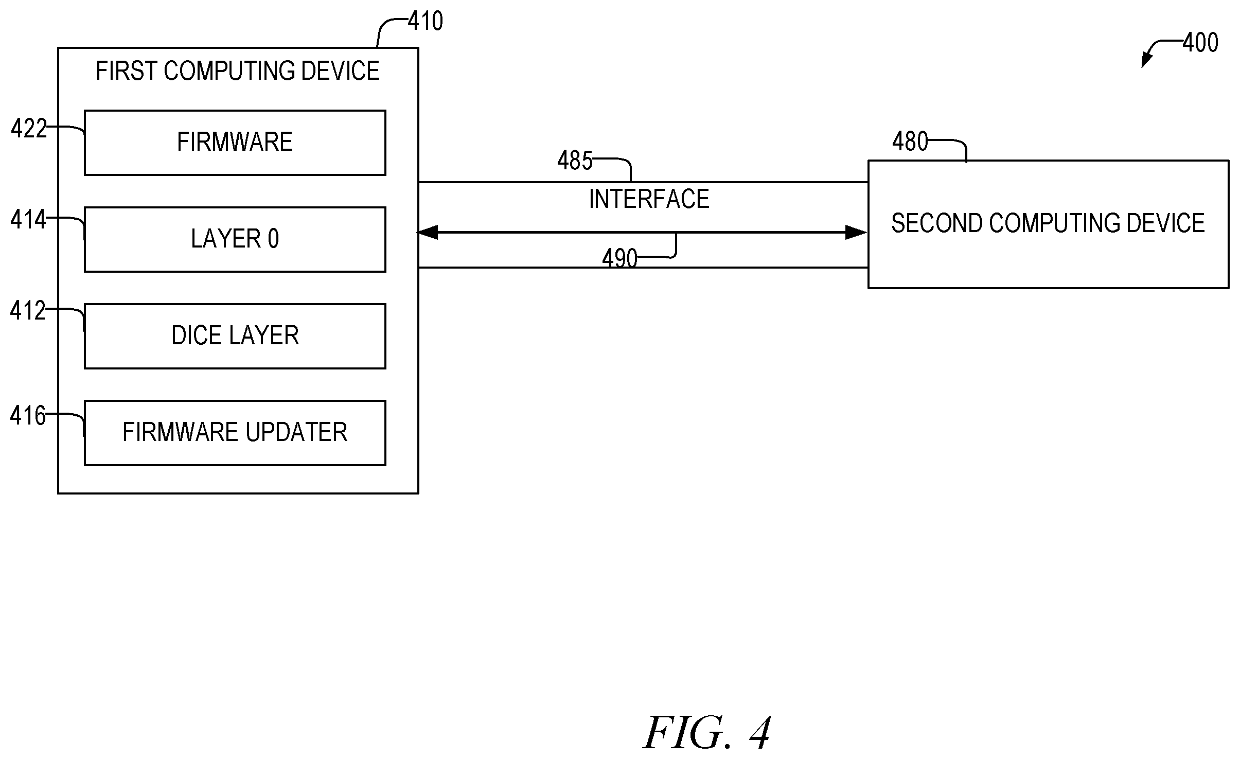 Patent US12339967 Figure 4 – Firmware authenticity check