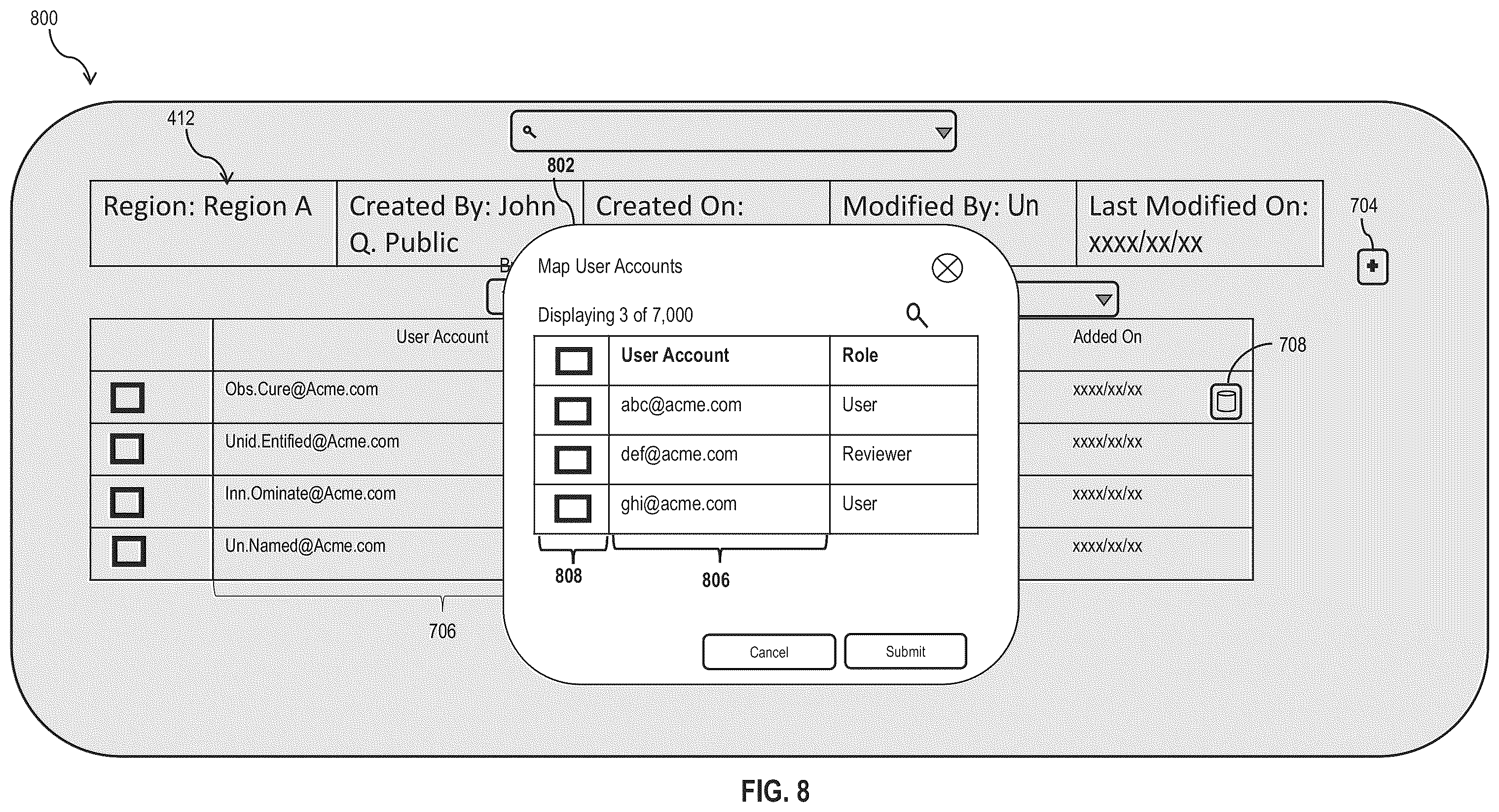 Patent US12339982 Figure 8 – Centralized master data management system and method
