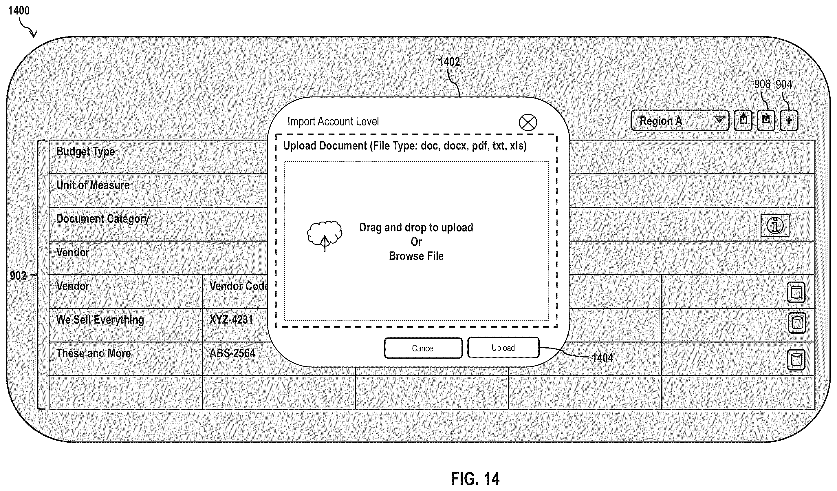Patent US12339982 Figure 14 – Centralized master data management system and method
