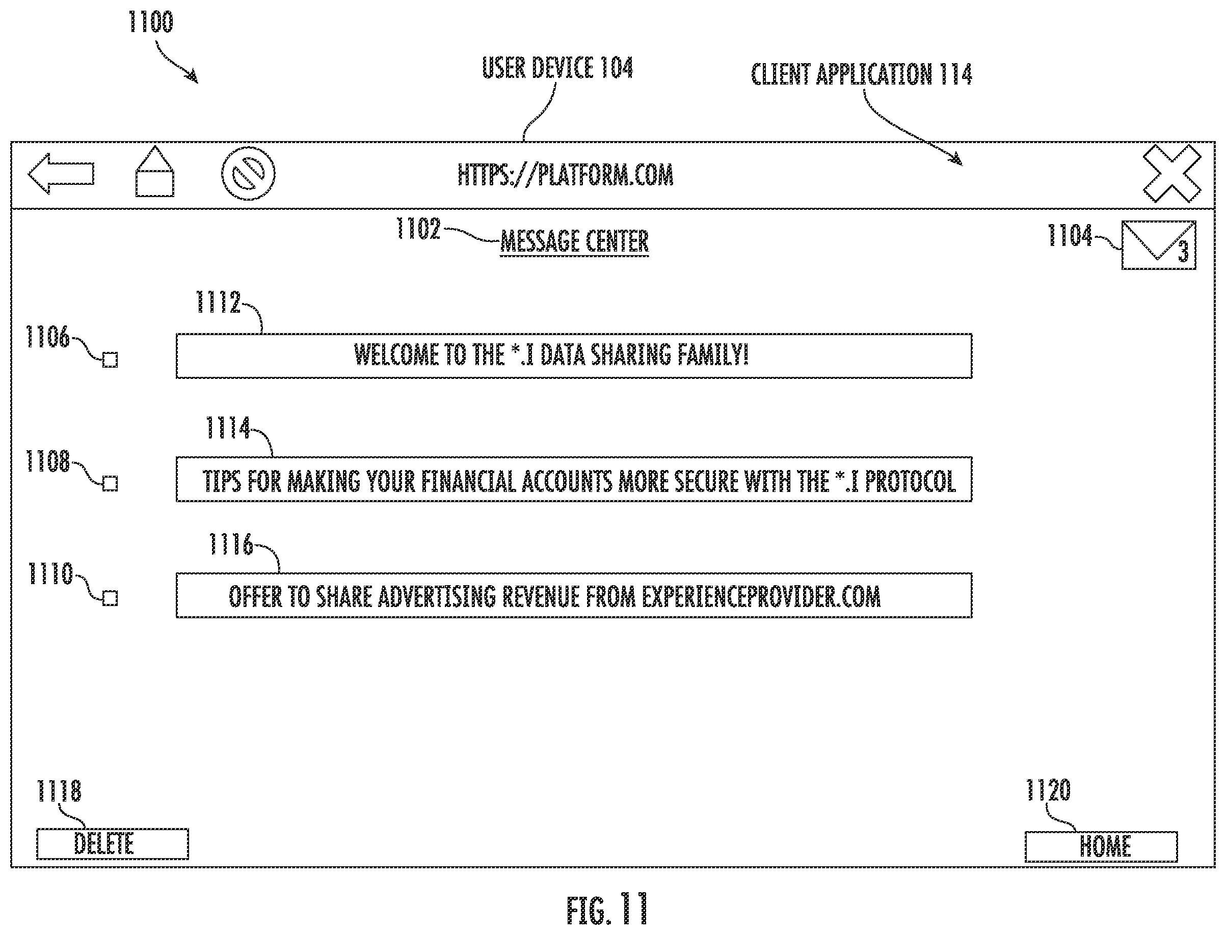 Patent US12339999 Figure 11 – Systems and methods for personal information and preference storage, permissioning, and sharing
