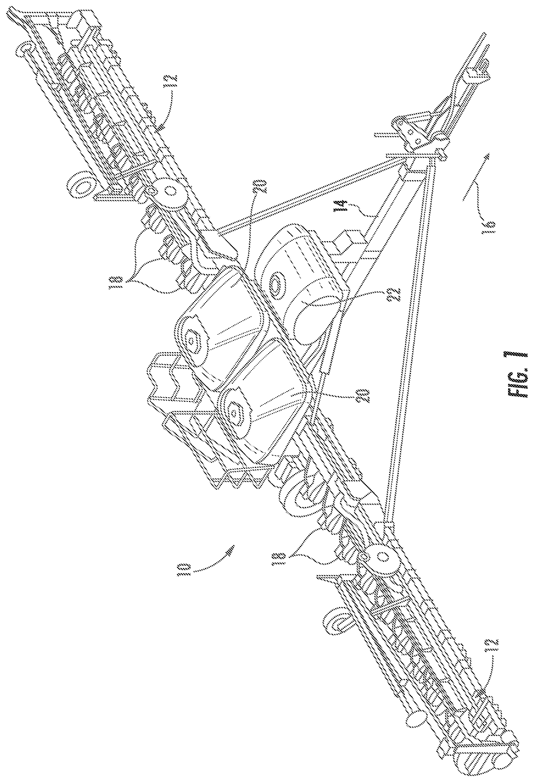 Patent US12342739 — System and method for controlling the operation of a row cleaning device of a seed-planting implement — Figure 1