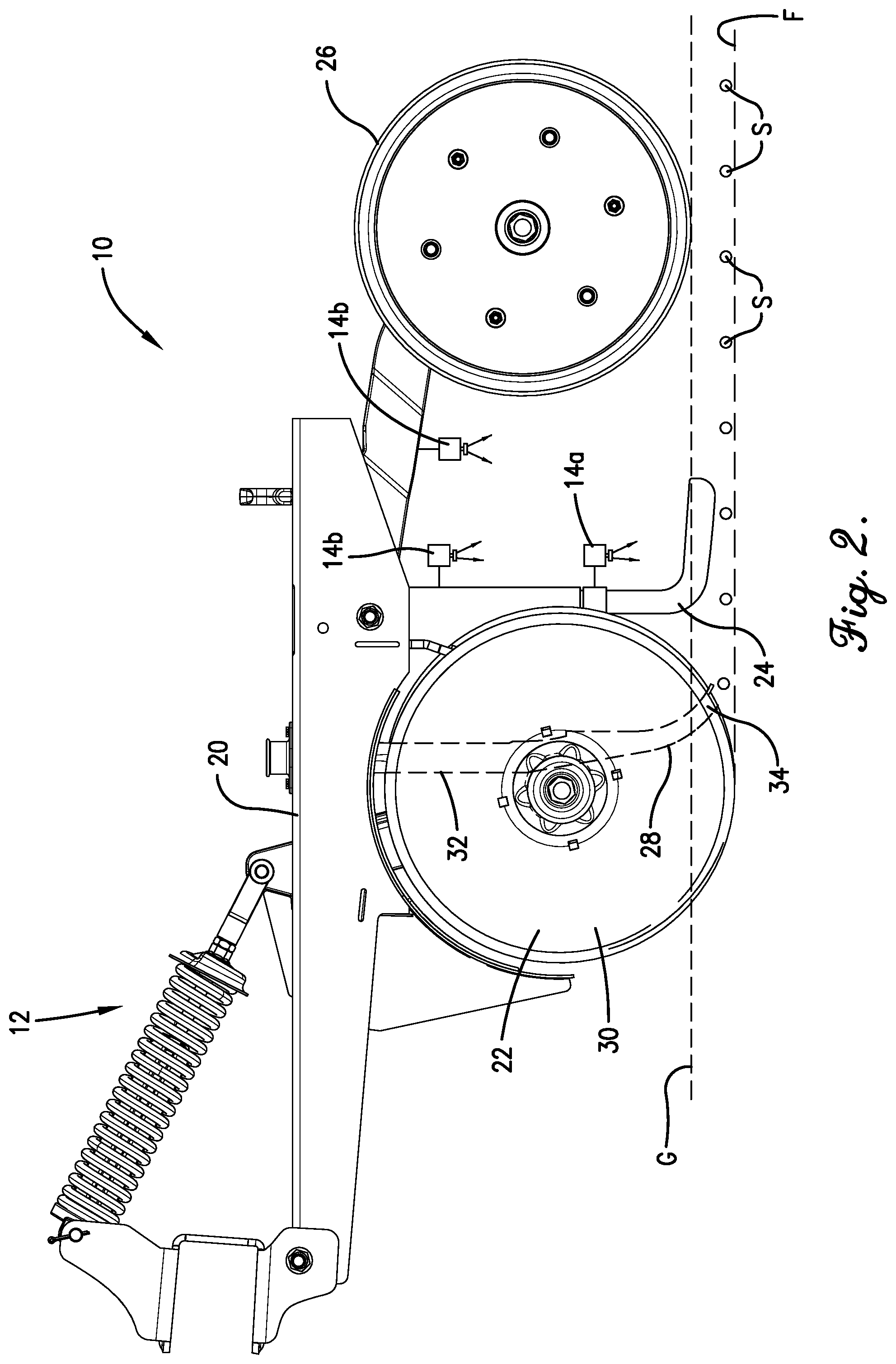 Patent US12342740 Figure 3 – Agricultural implement with vision sensors