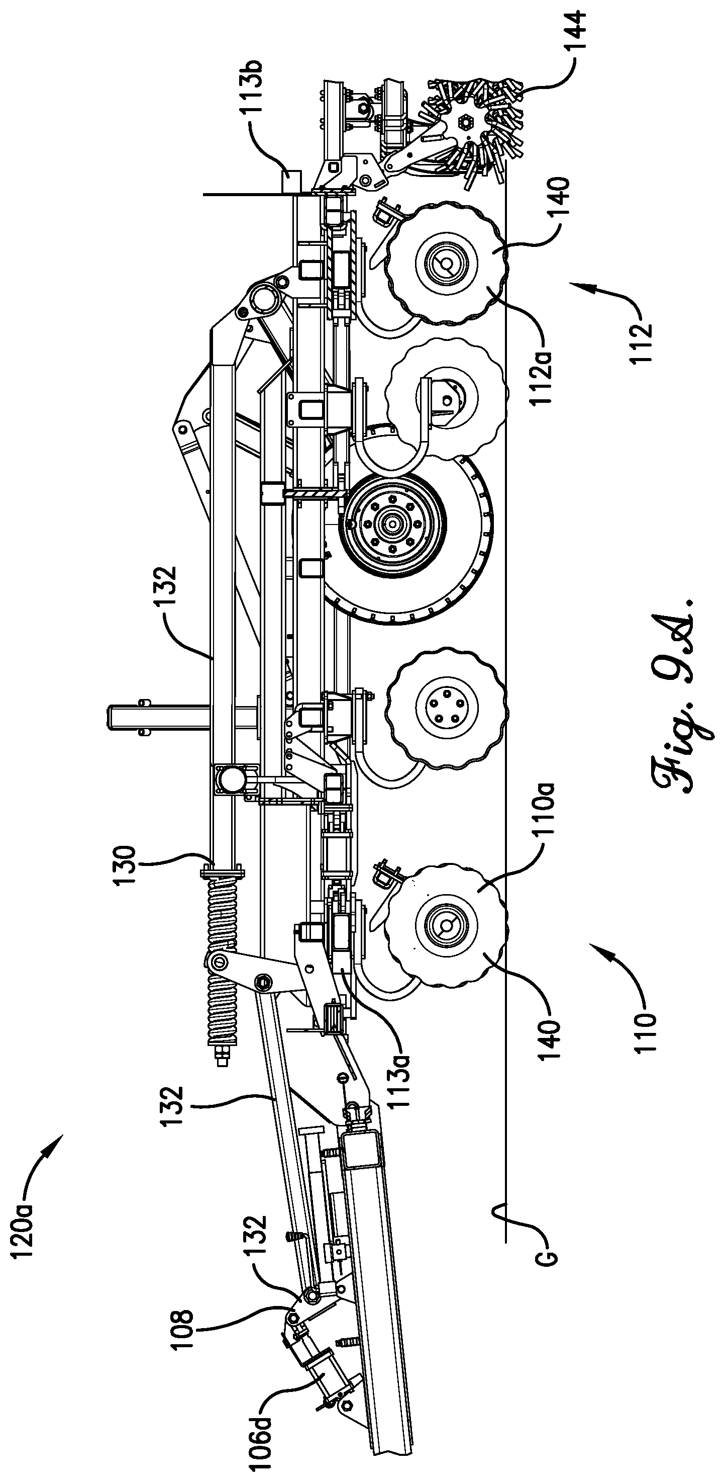 Patent US12342740 Figure 11 – Agricultural implement with vision sensors