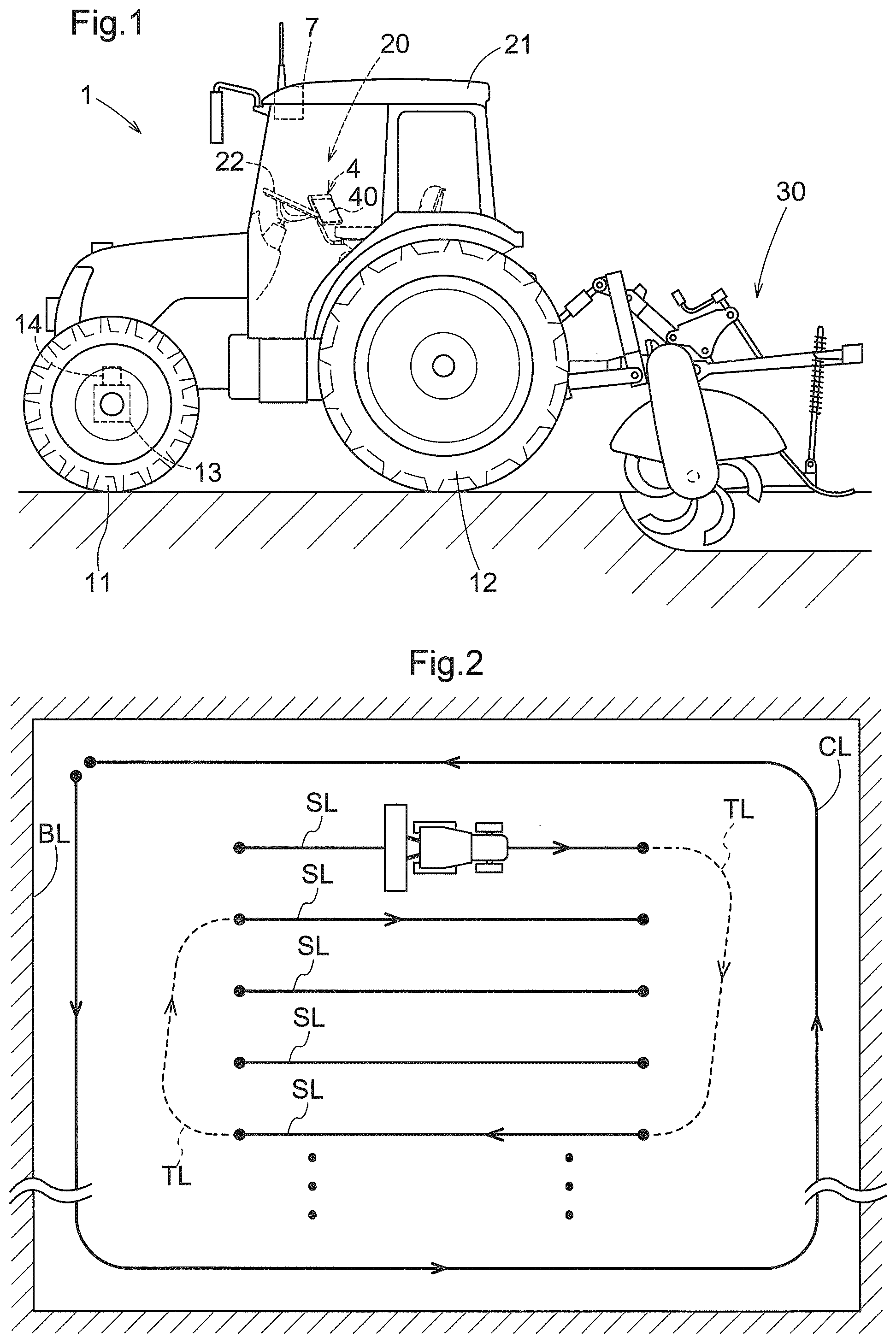 Patent US12342742 Figure 1 – Automatic travel system and automatic travel method
