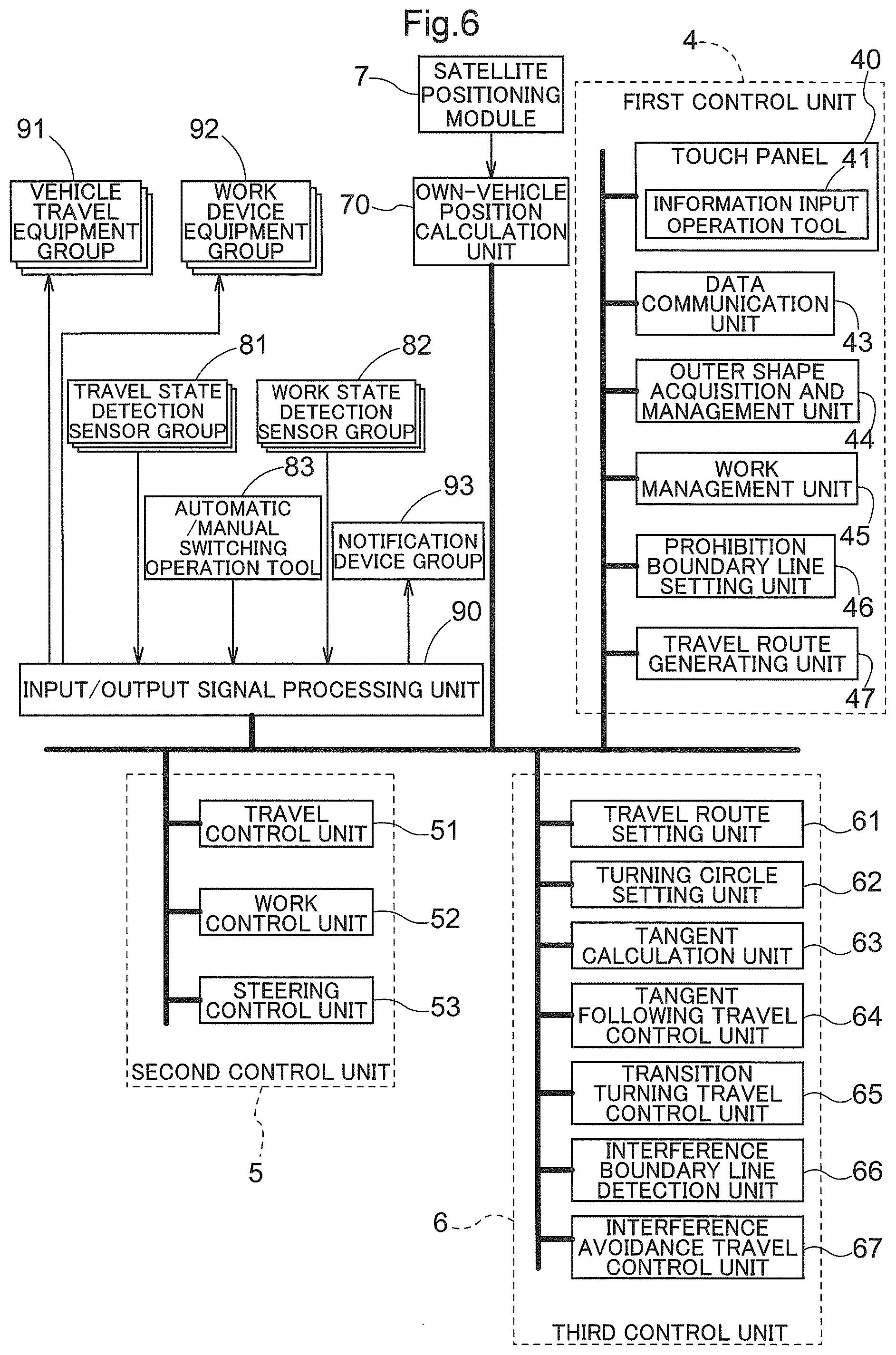 Patent US12342742 Figure 5 – Automatic travel system and automatic travel method