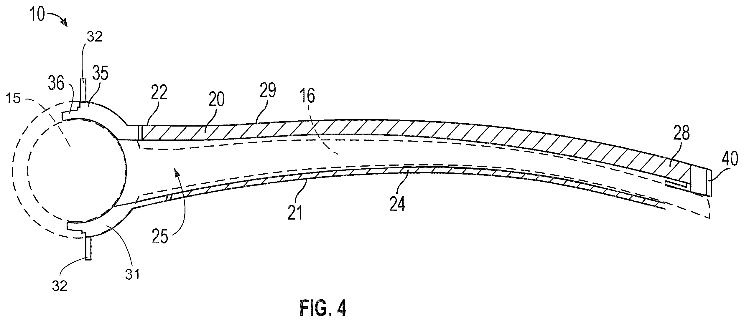 Patent US12342754 Figure 3 – Auxiliary tine for a reel tube of a harvester header