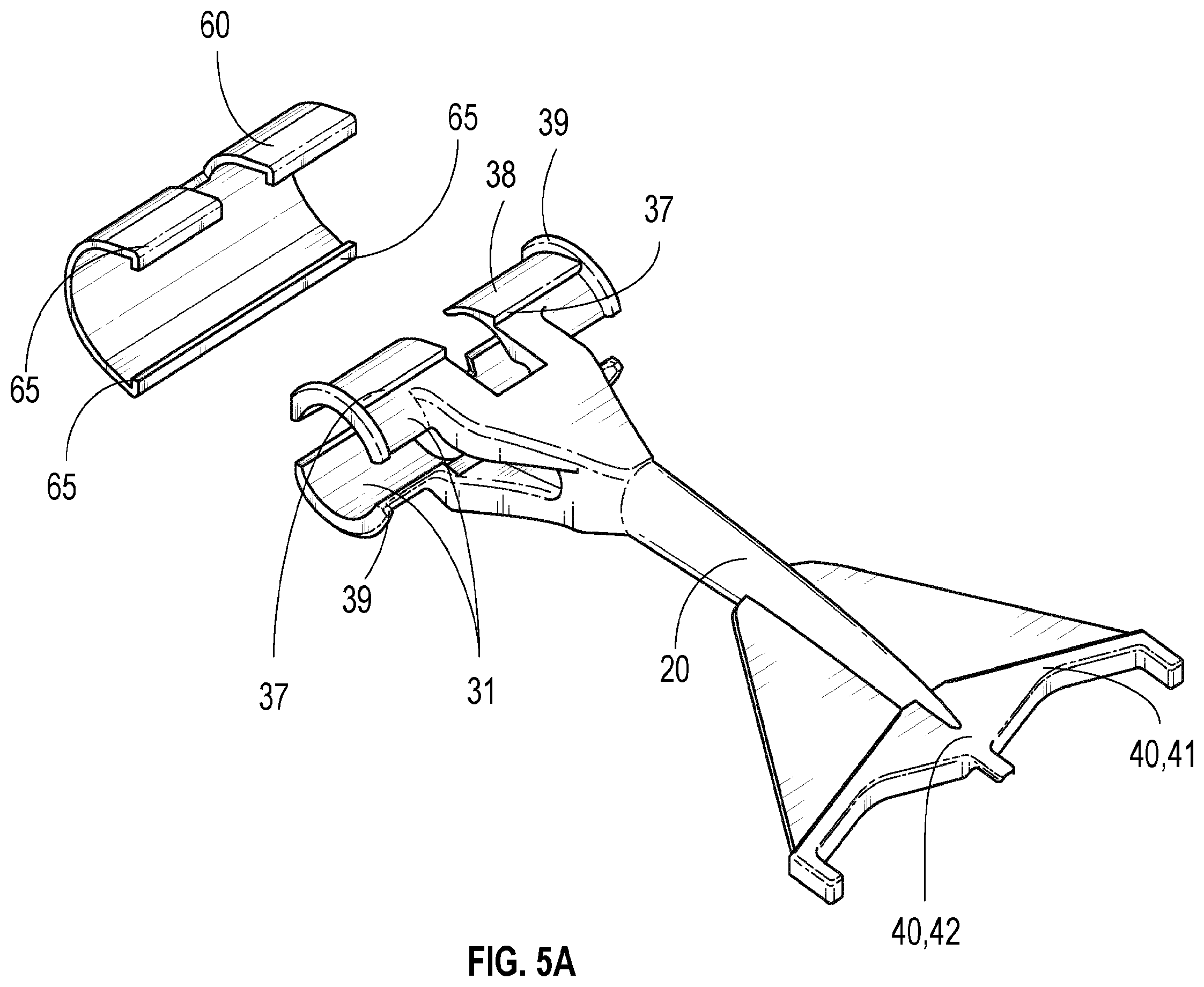 Patent US12342754 Figure 4 – Auxiliary tine for a reel tube of a harvester header