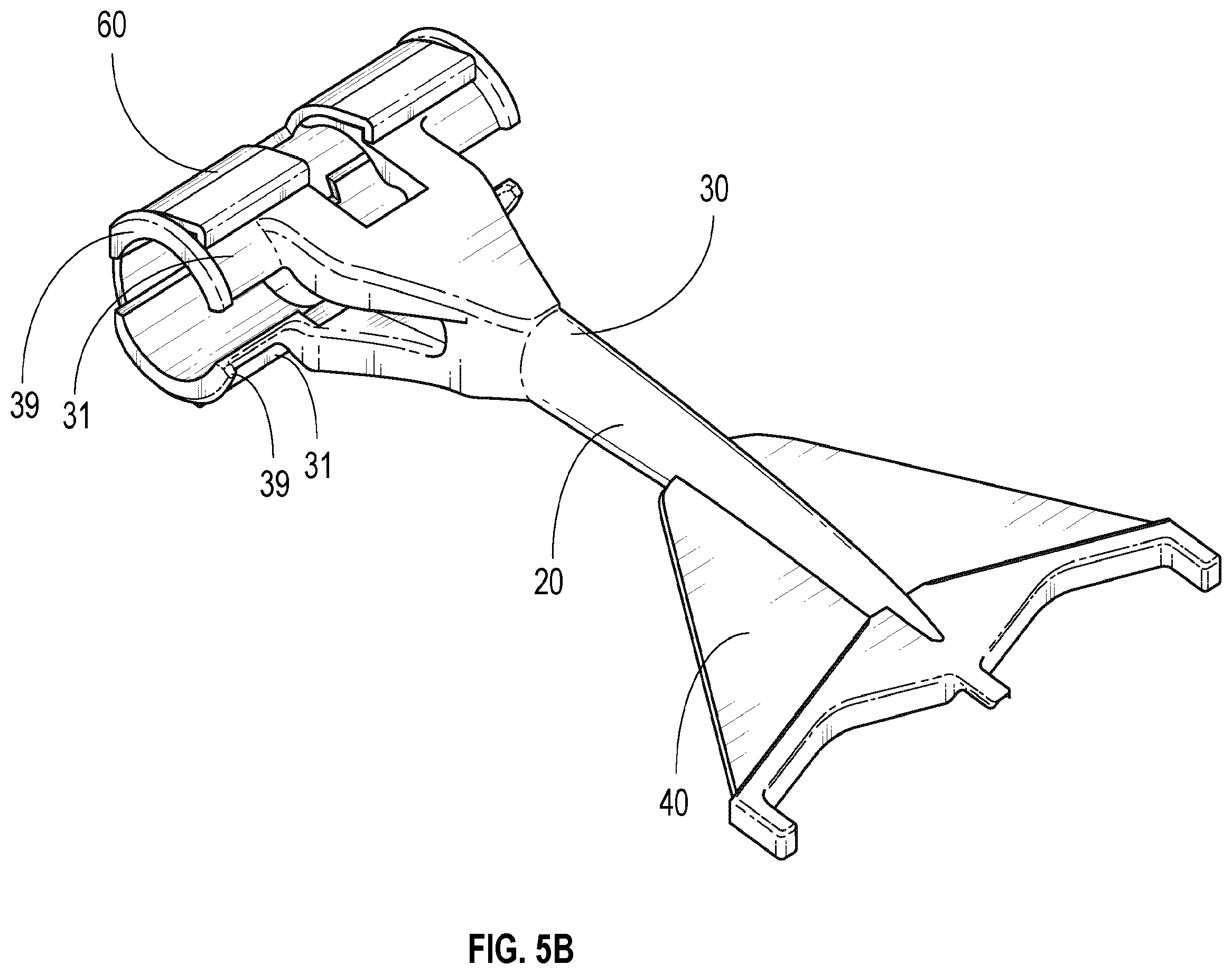 Patent US12342754 Figure 5 – Auxiliary tine for a reel tube of a harvester header