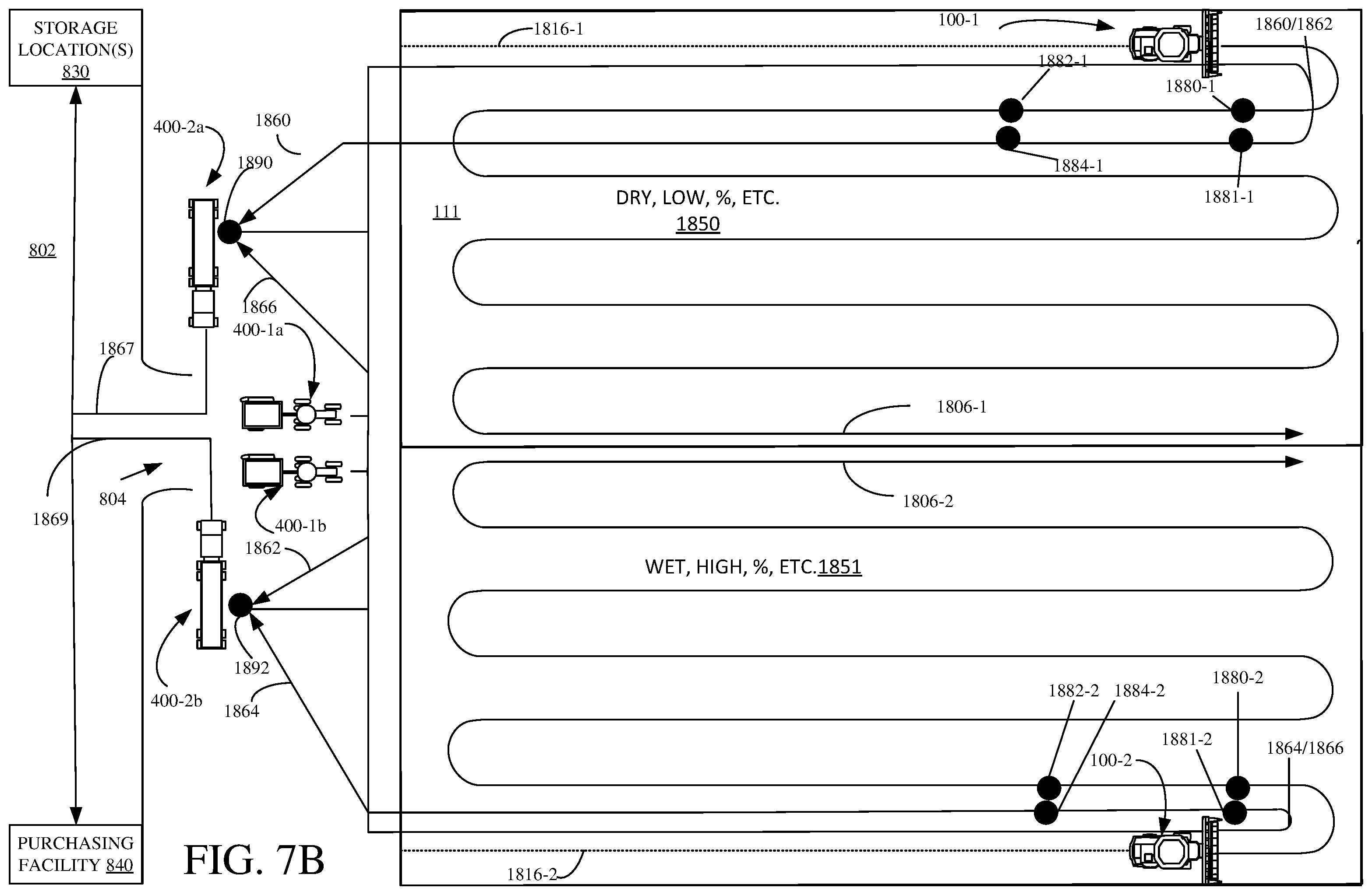 Patent US12342756 Figure 10 – Systems and methods for predictive harvesting logistics